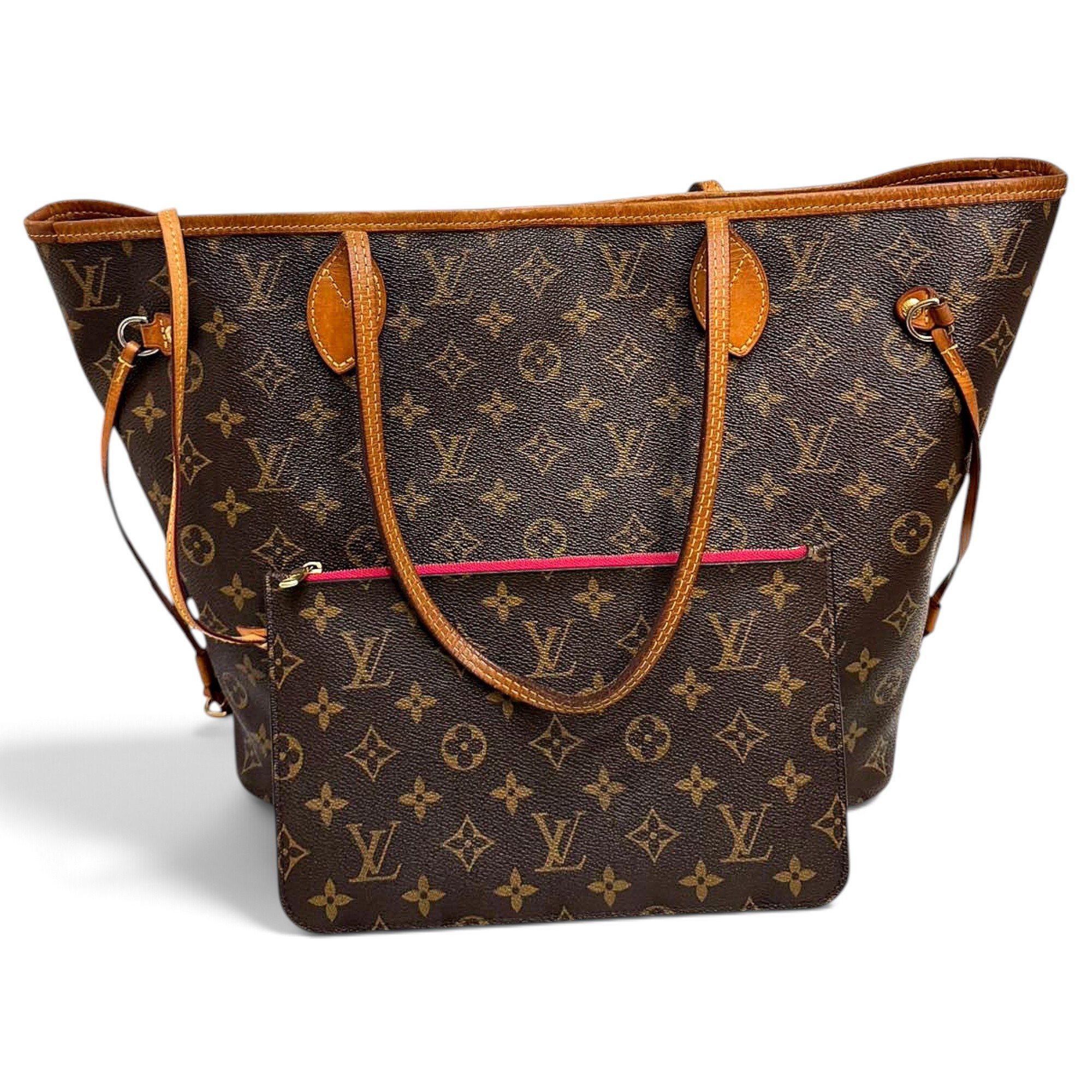 Neverfull leather tote