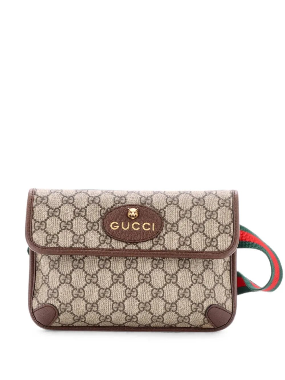 Neo Vintage Flap GG Coated Canvas belt bag
