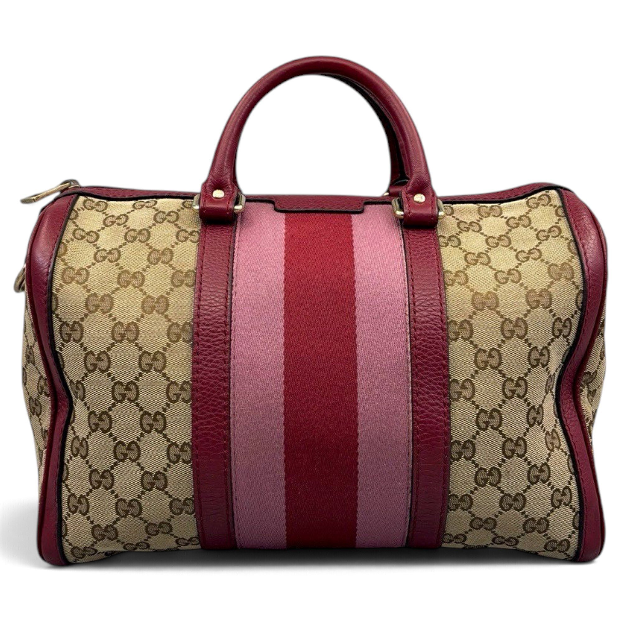 Ophidia Boston leather handbag