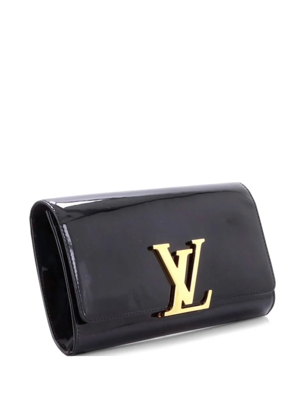 Louise Patent Long clutch bag