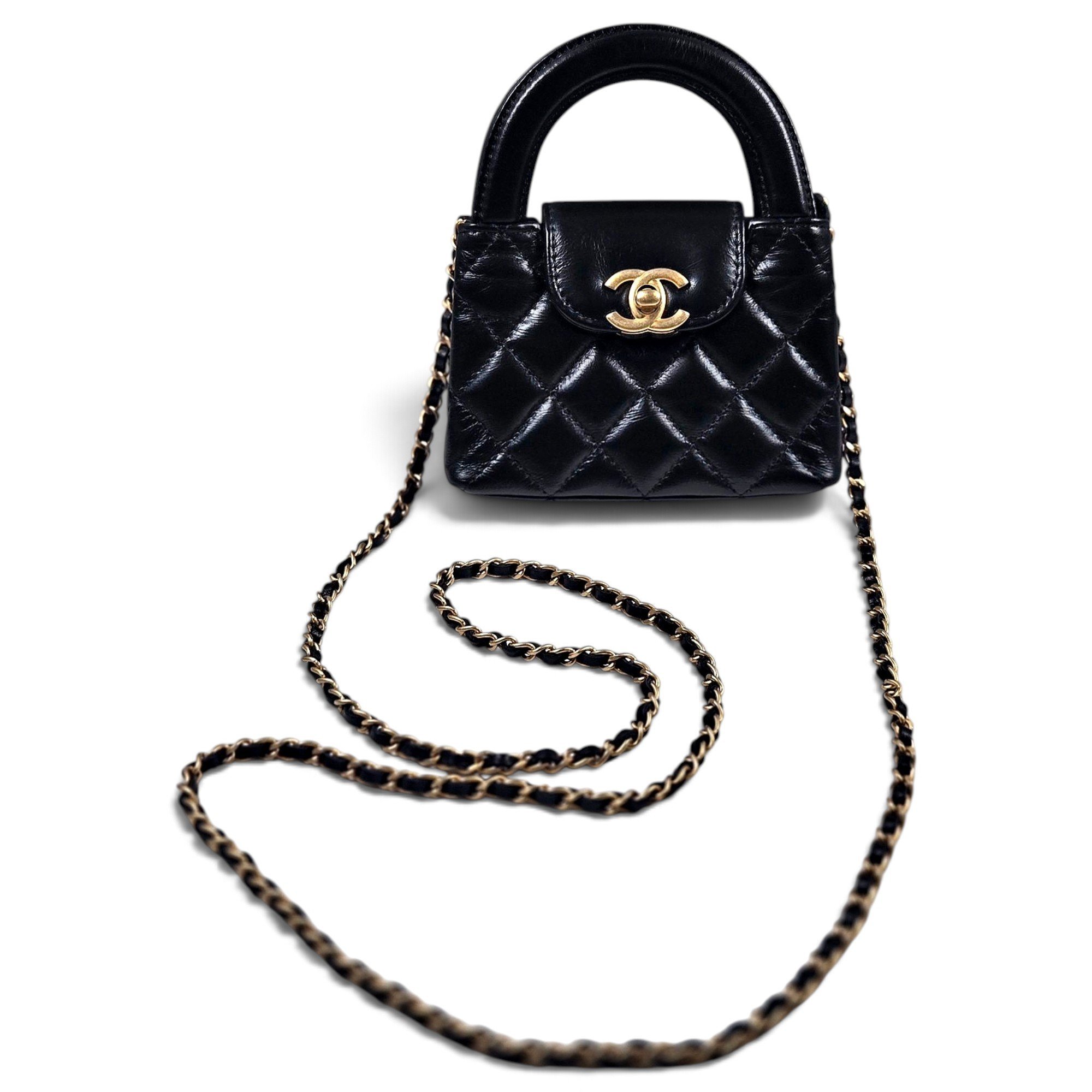 Chanel Mini Shopping leather handbag