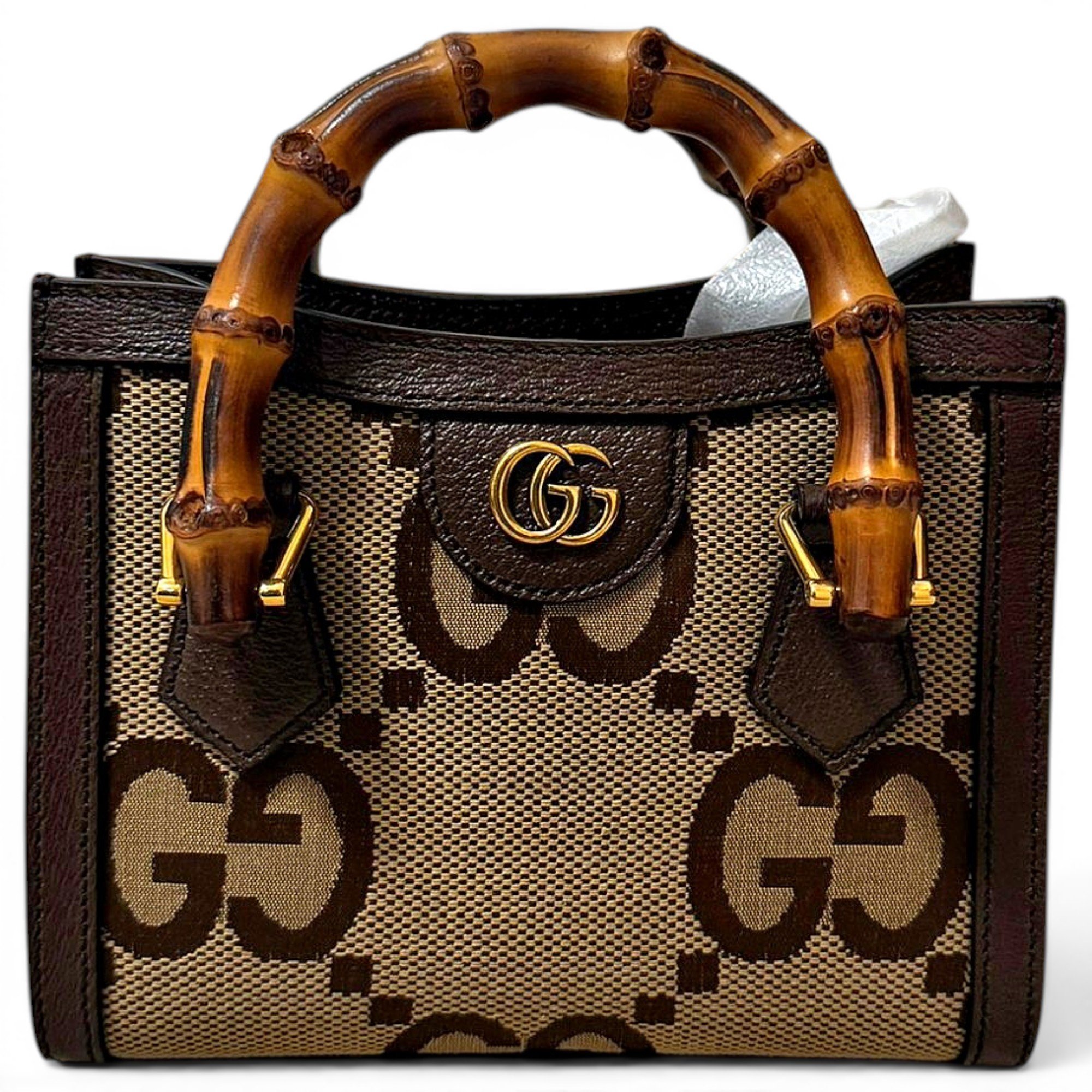 Diana Bamboo leather tote