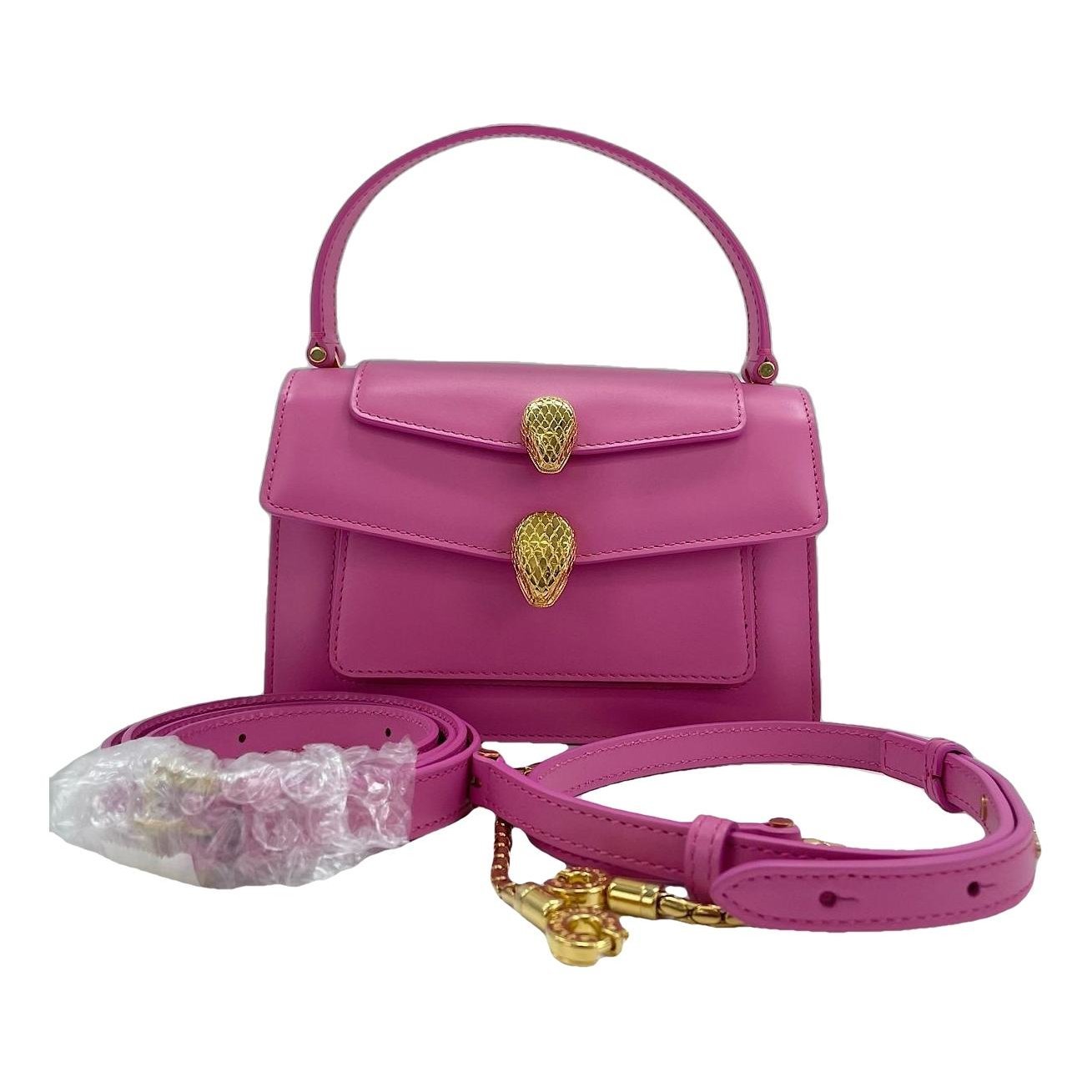 Serpenti leather handbag