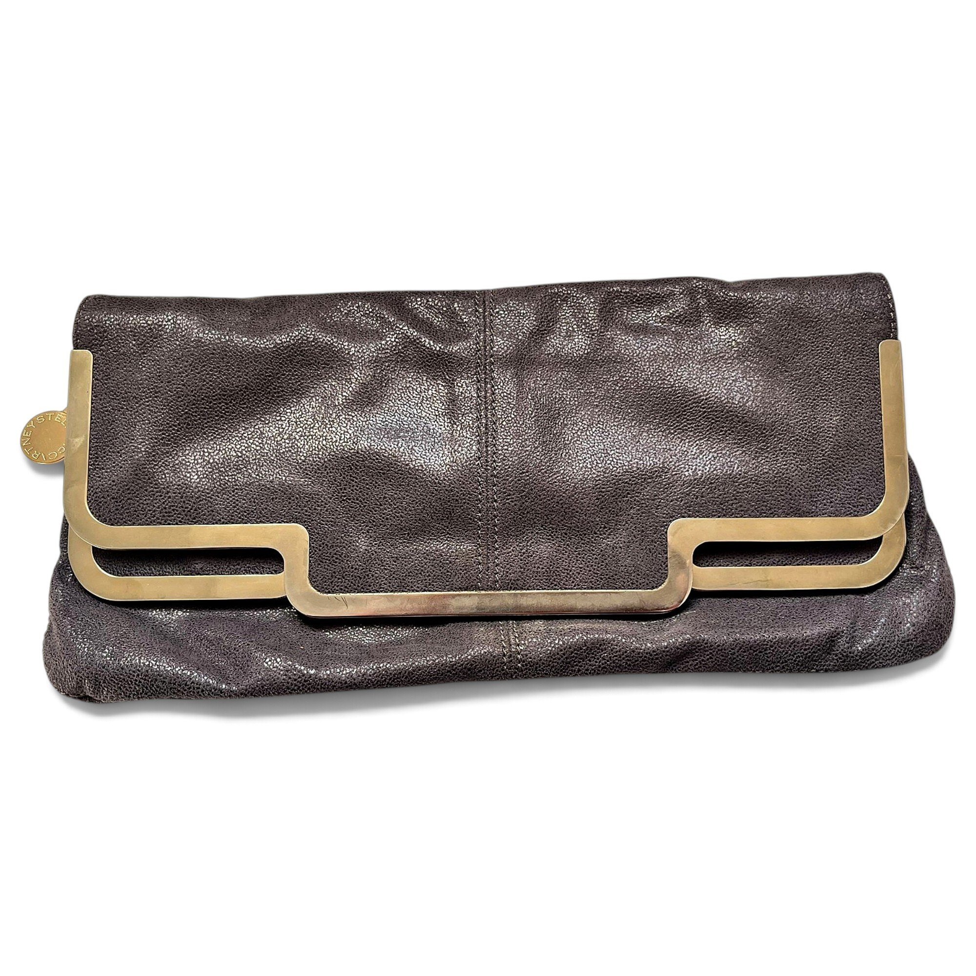 Stella McCartney Velvet clutch bag