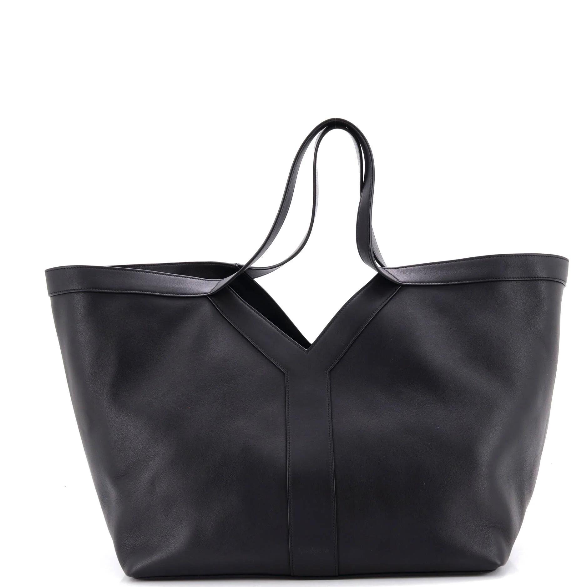 Leather tote