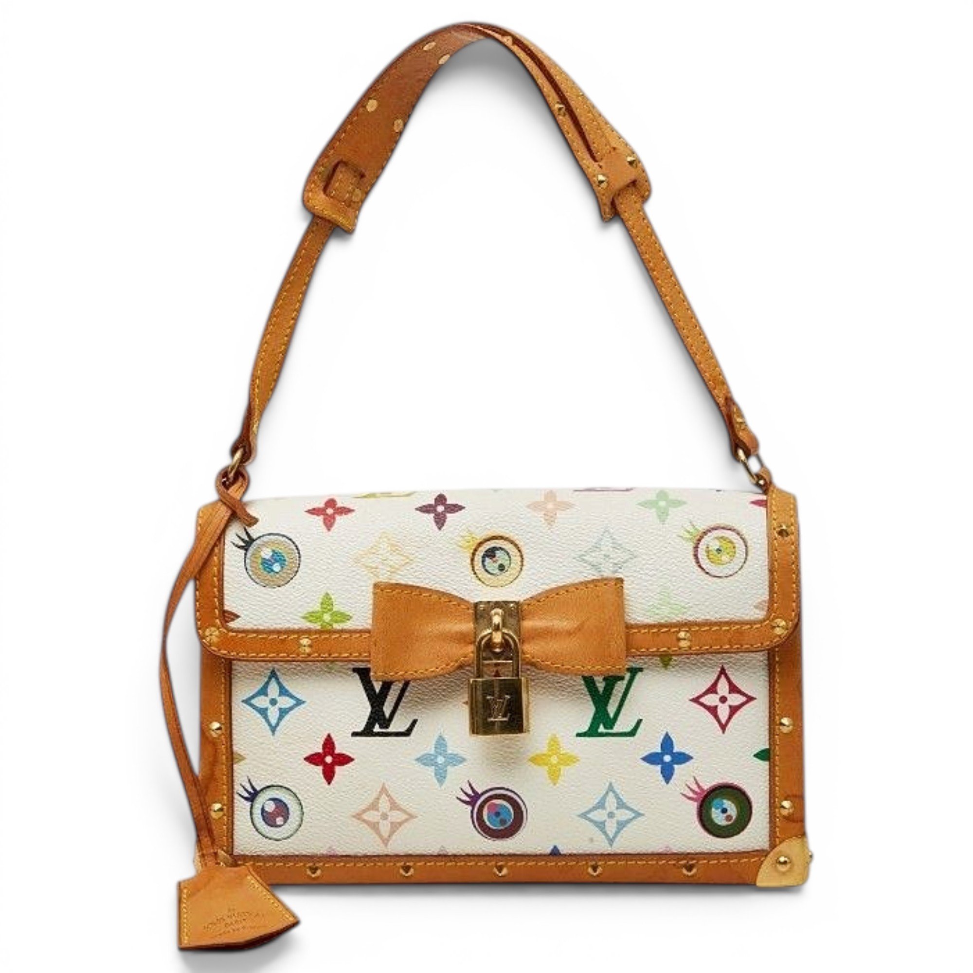 Pochette Trunk leather handbag