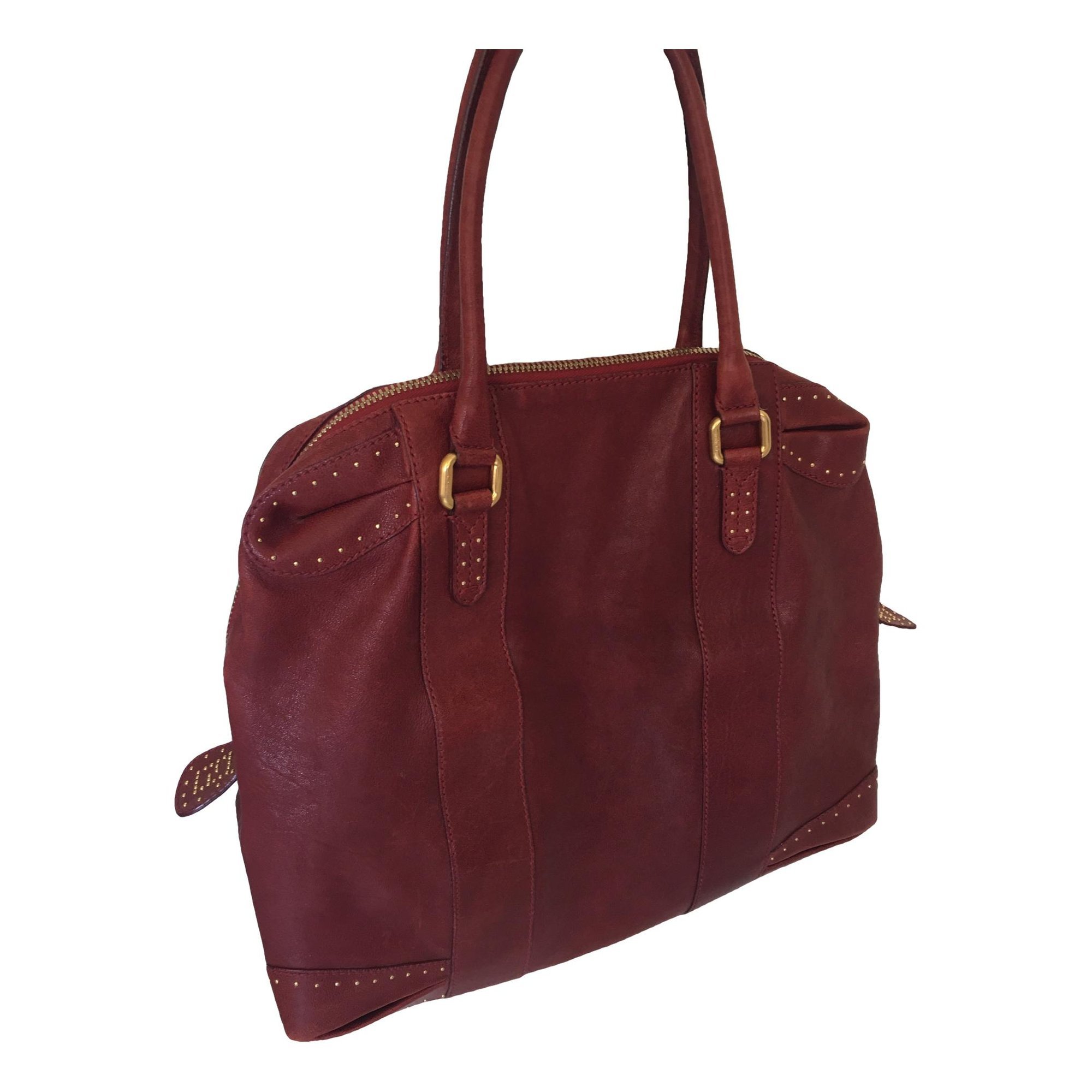 Leather tote