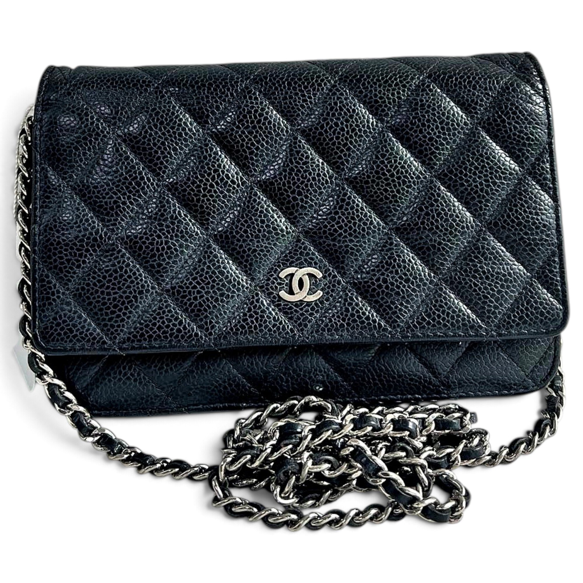 Wallet On Chain Timeless/Classique leather crossbody bag