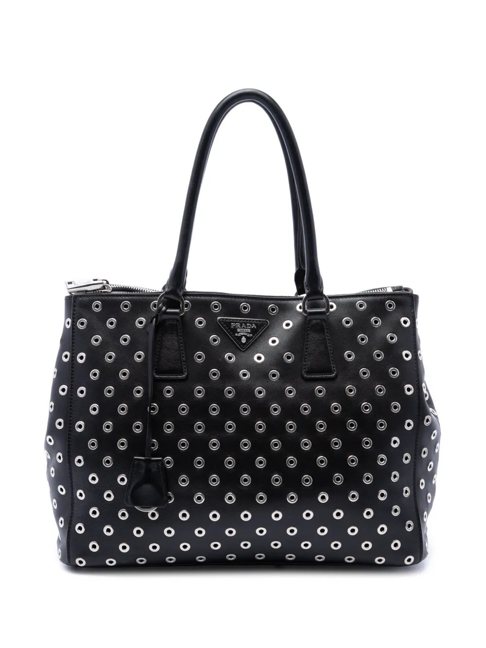 2010-2026 Large City Calf Grommet Galleria Double Zip satchel