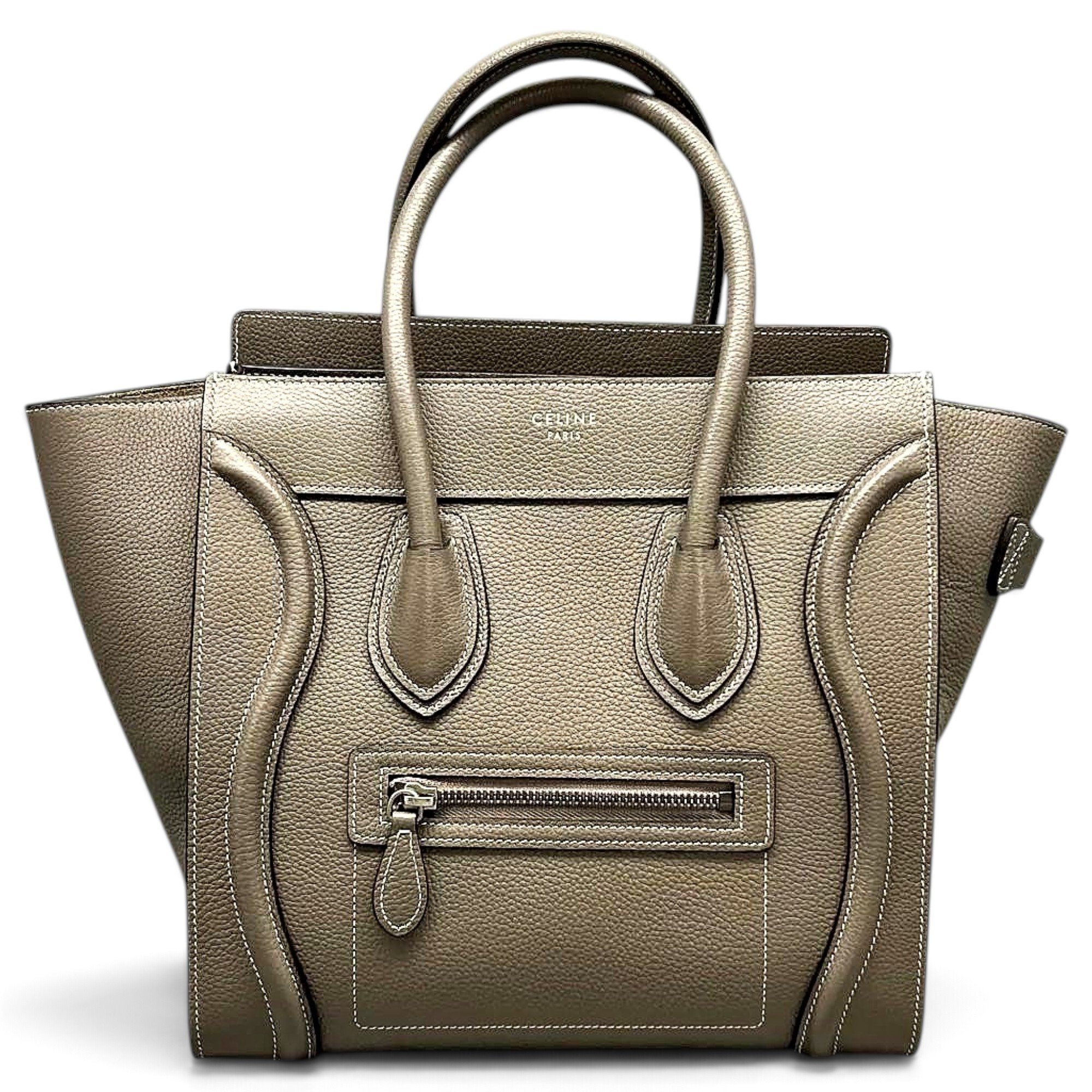 Luggage leather tote