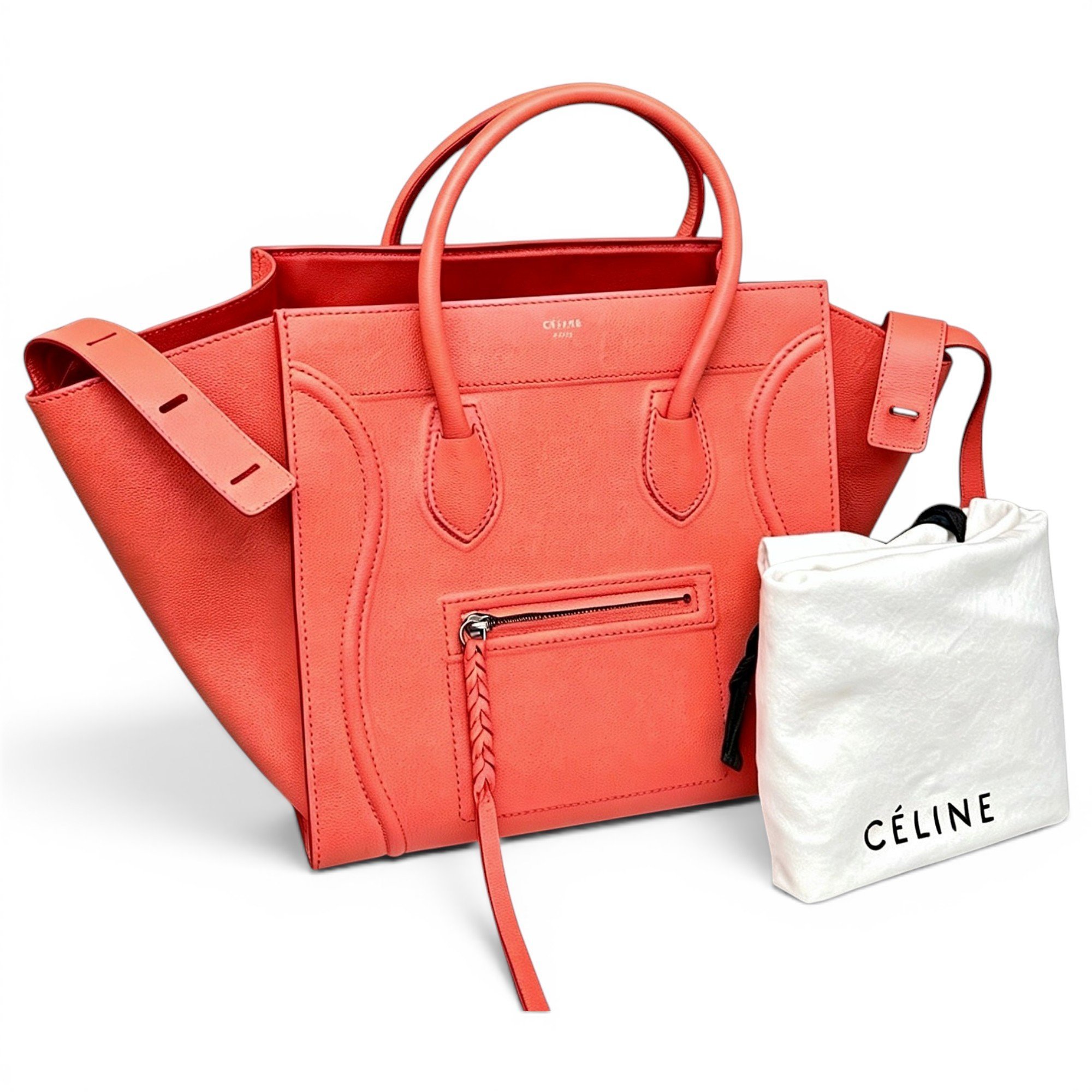 Luggage leather handbag