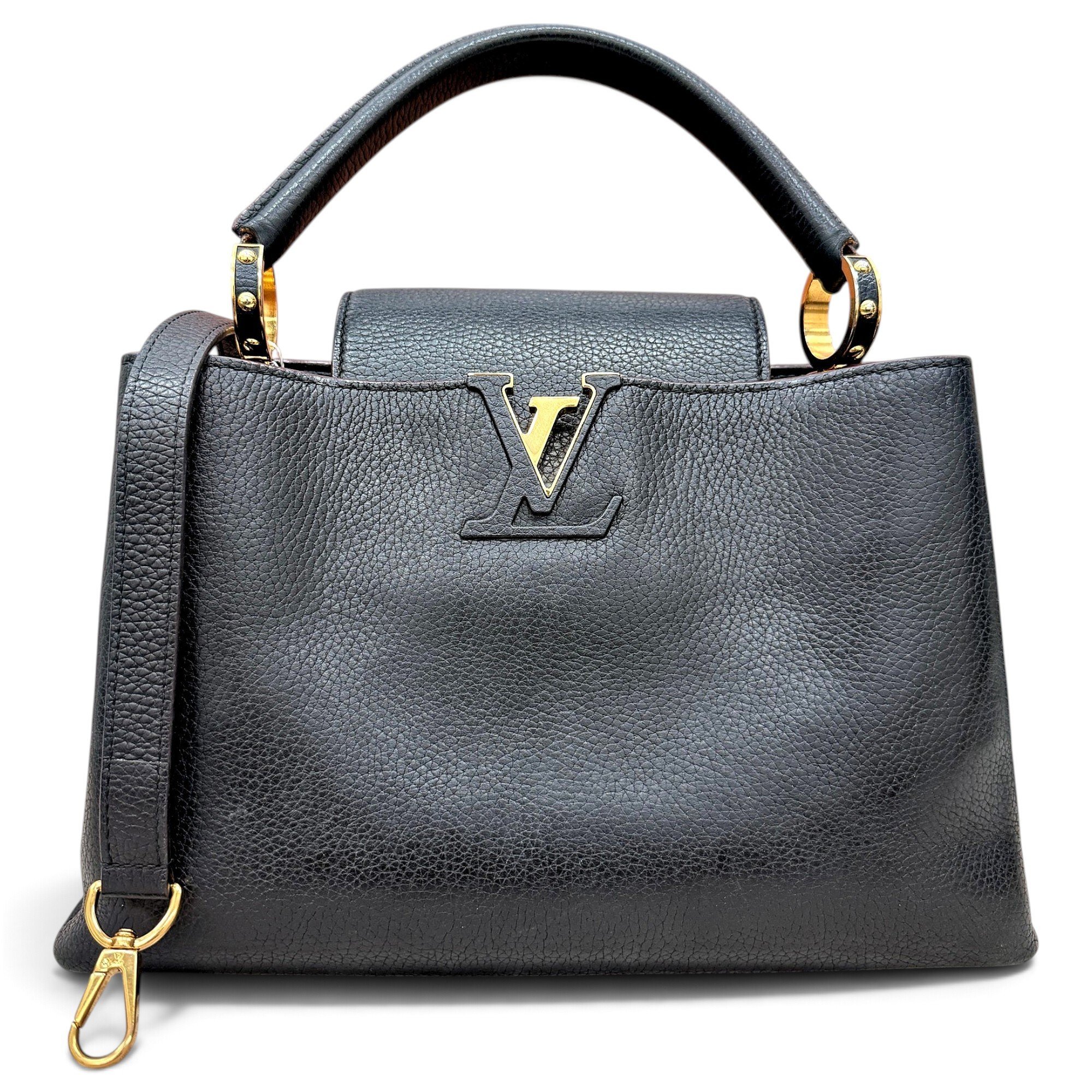 Capucines leather handbag