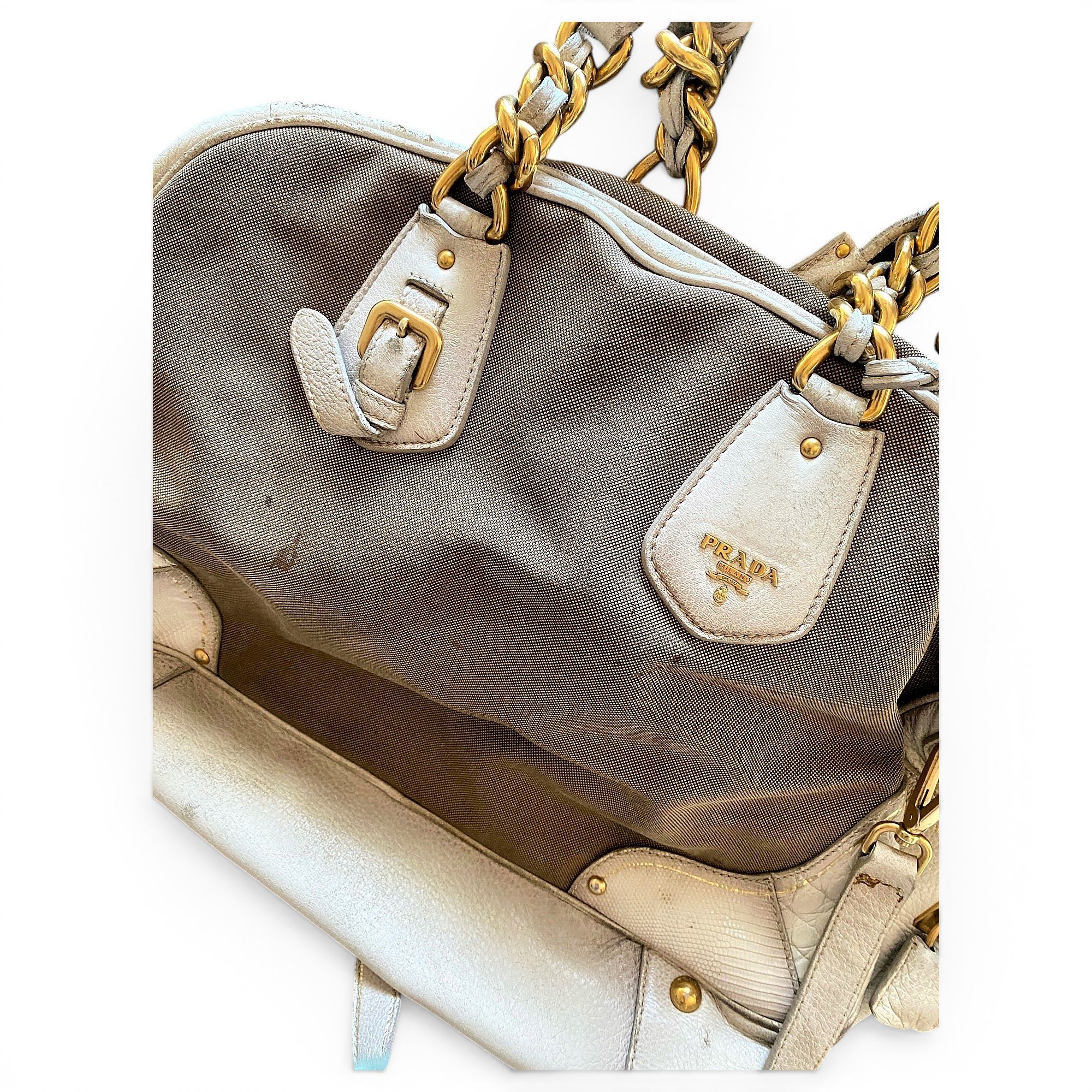 Leather bowling bag
