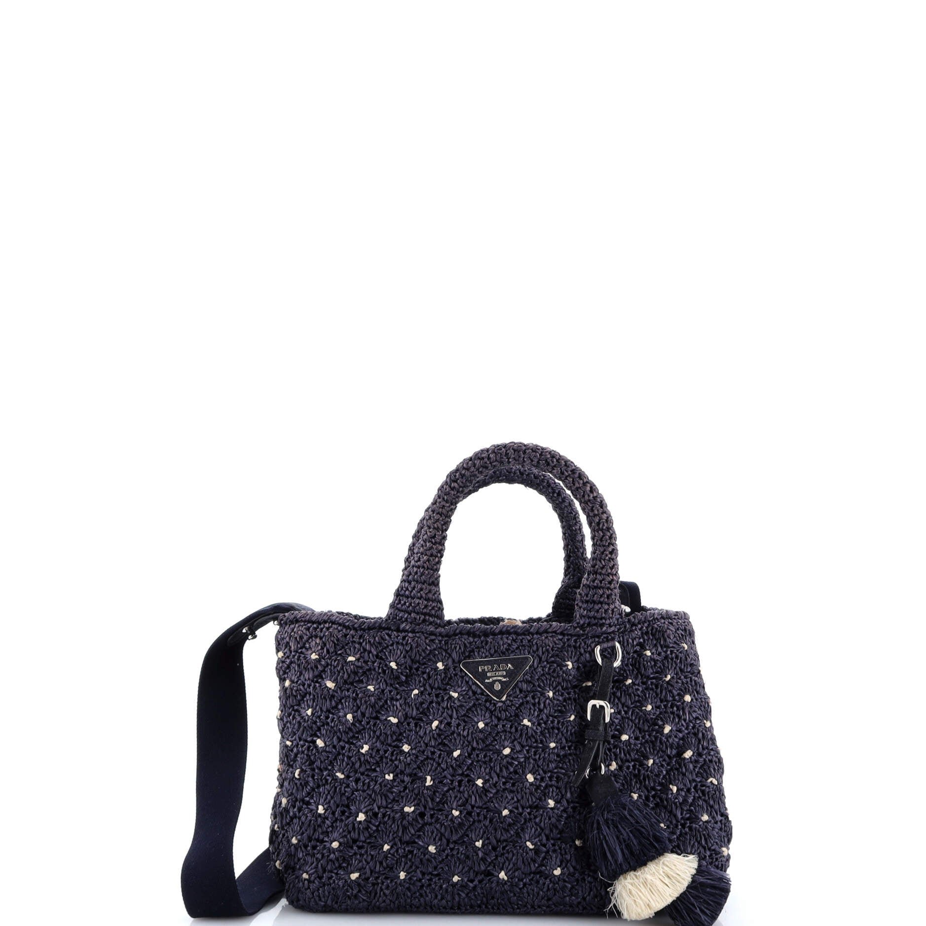 Canapa Tote Raffia Crochet Small