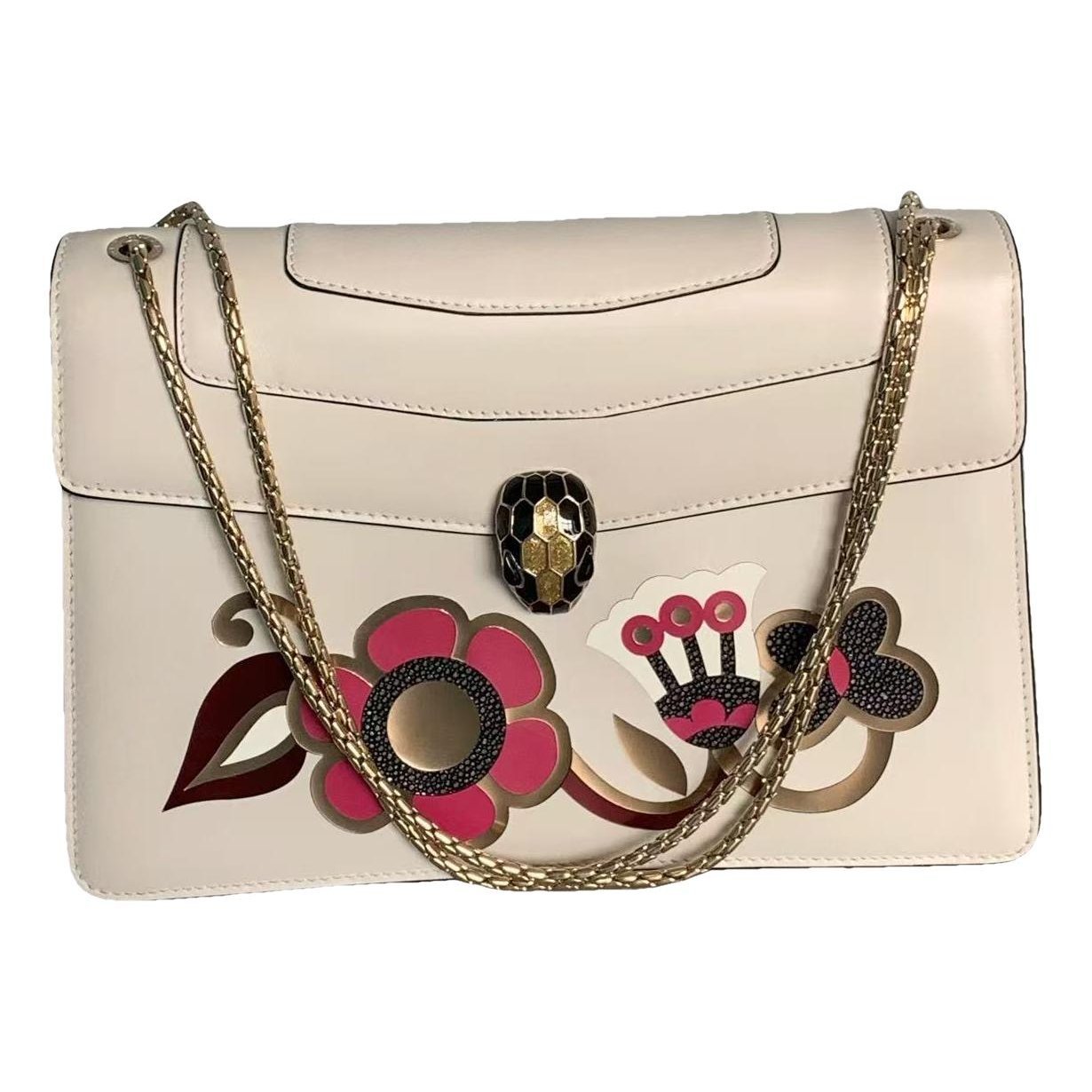 Serpenti leather handbag