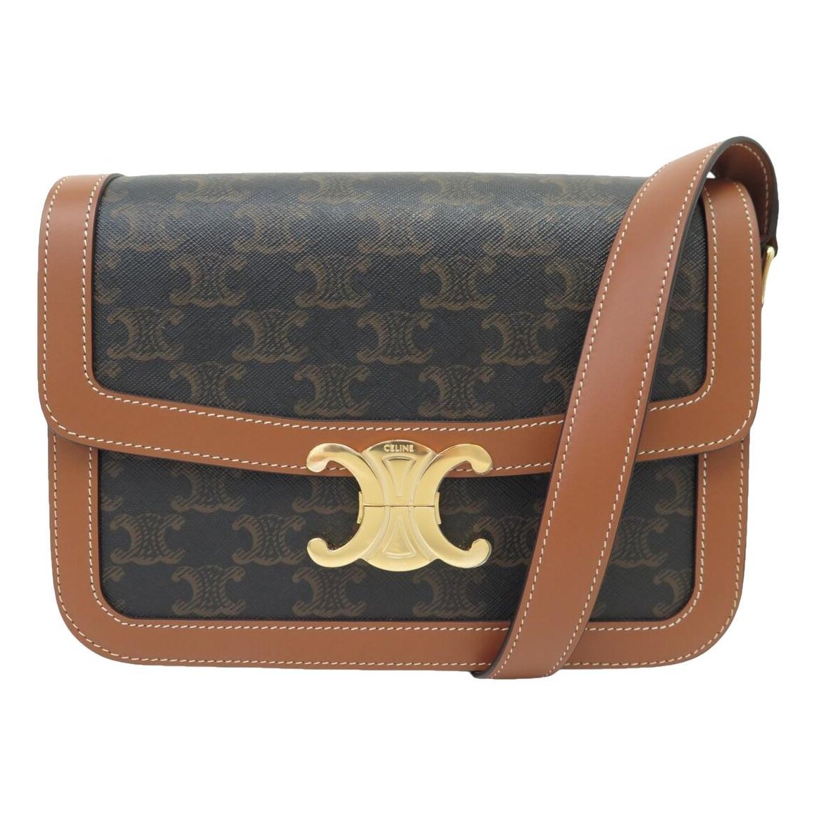 Classic leather crossbody bag