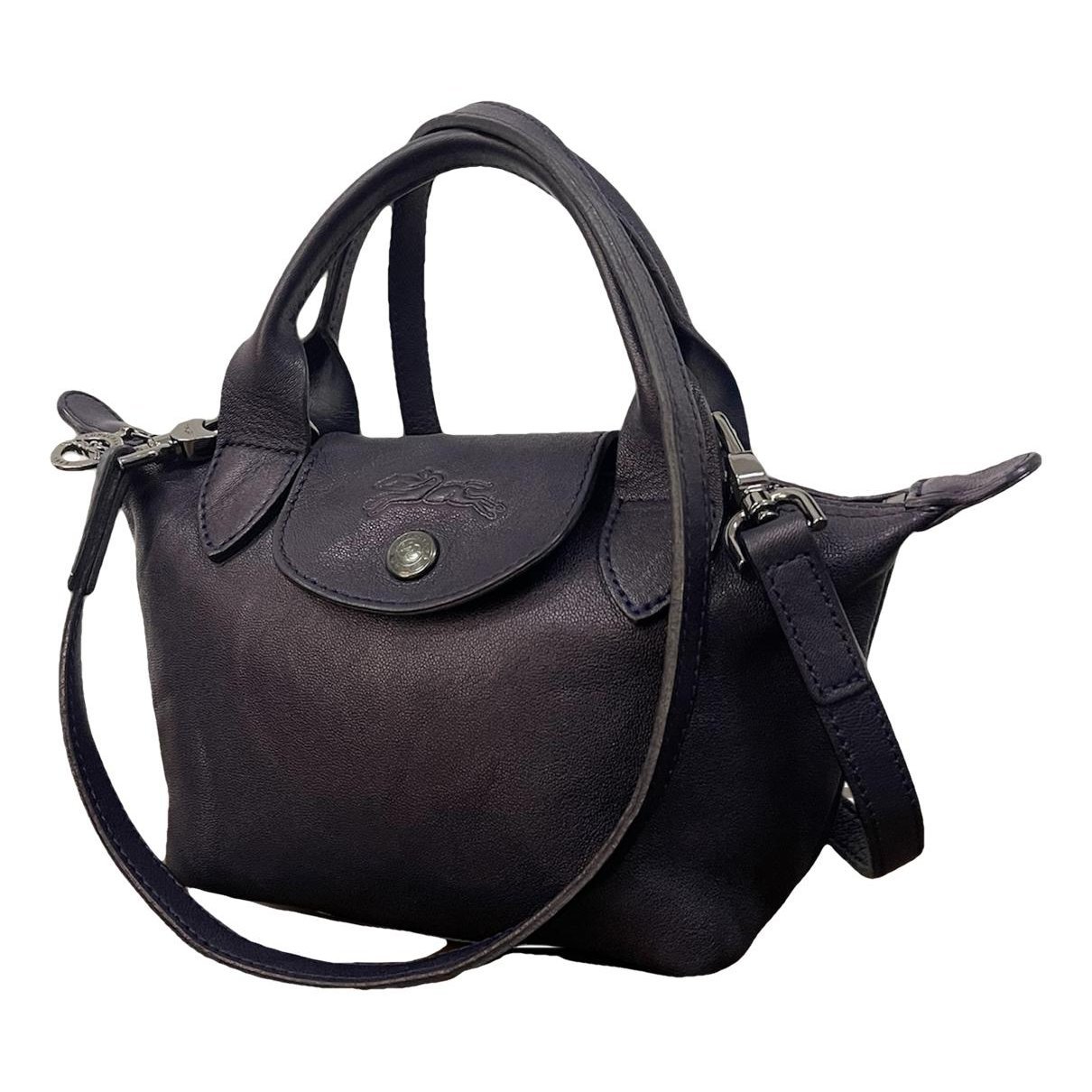 Pliage leather crossbody bag