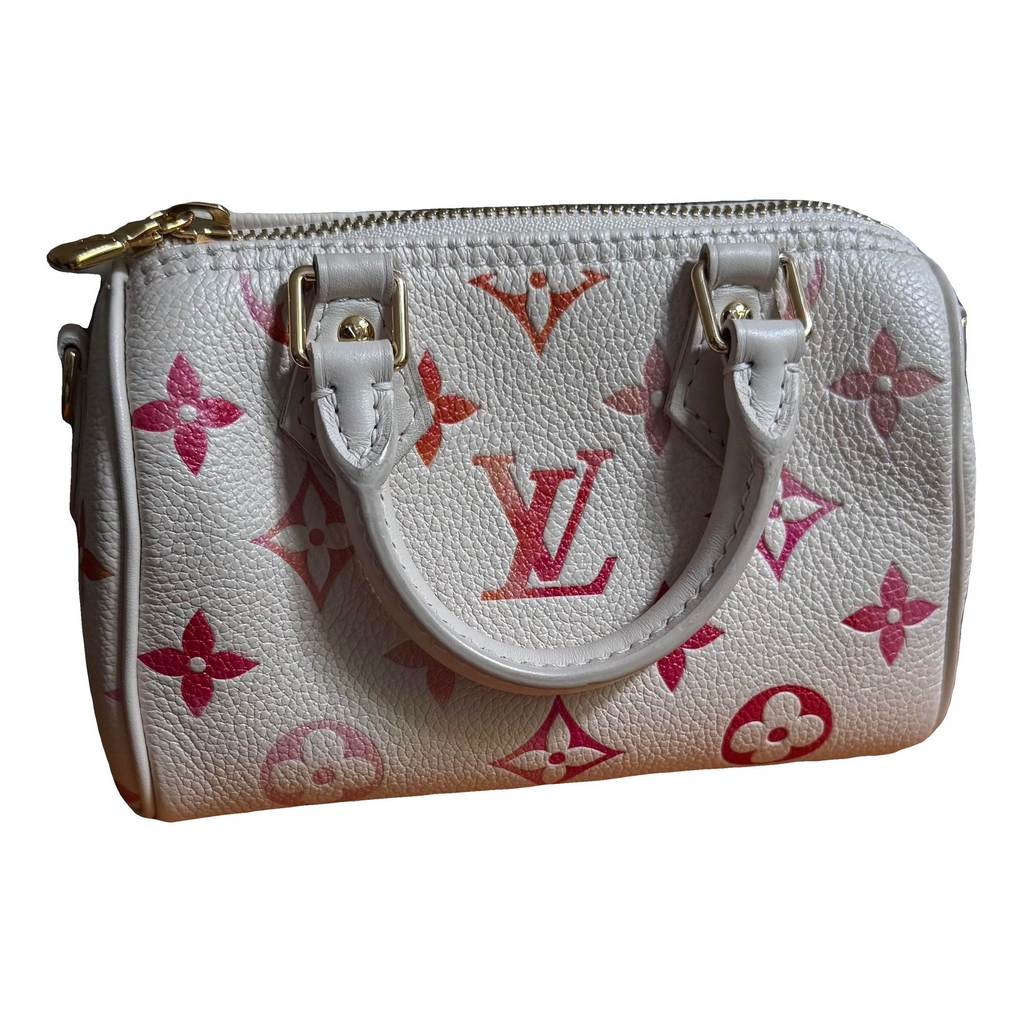 Nano Speedy / Mini HL leather handbag