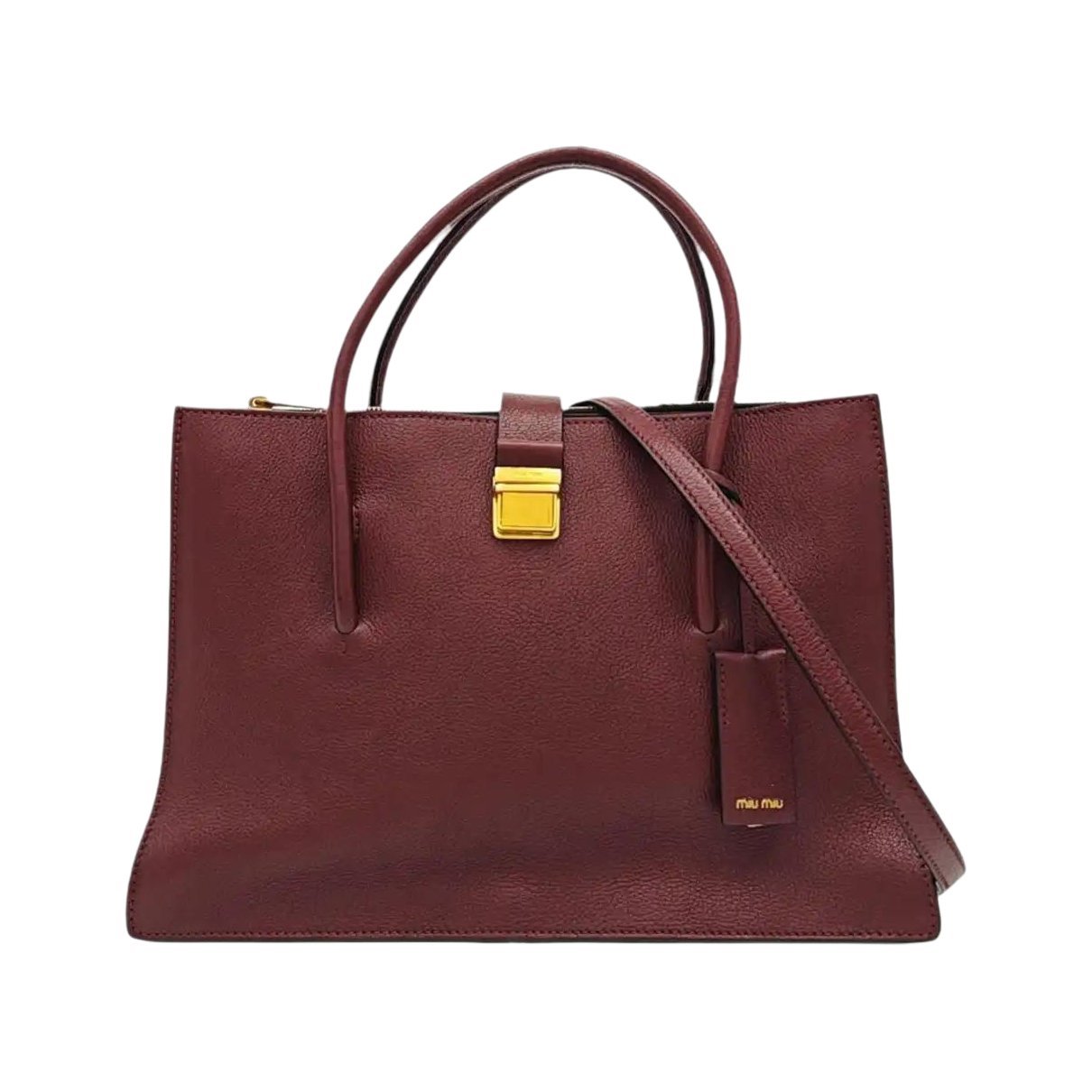 Leather handbag