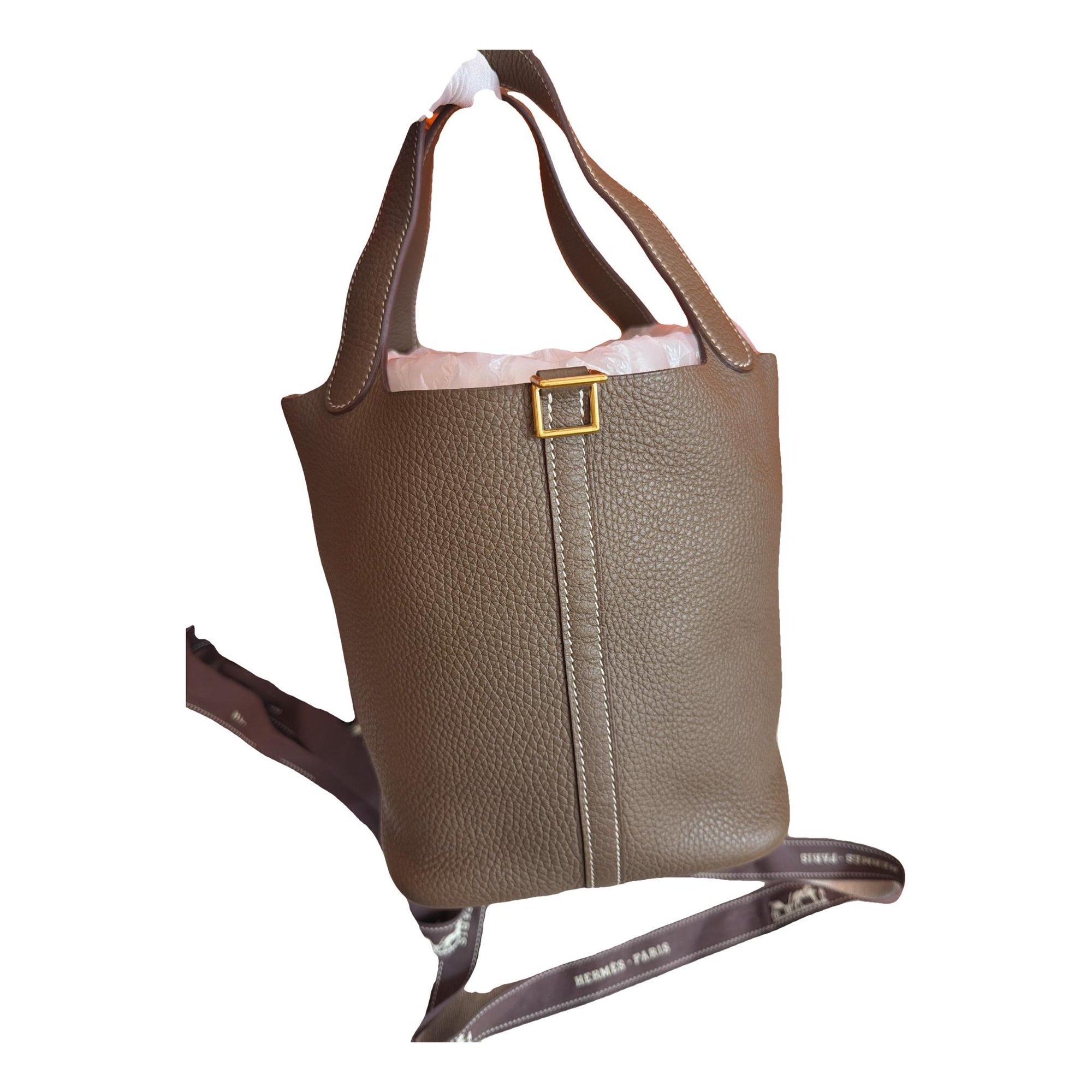 Picotin leather handbag