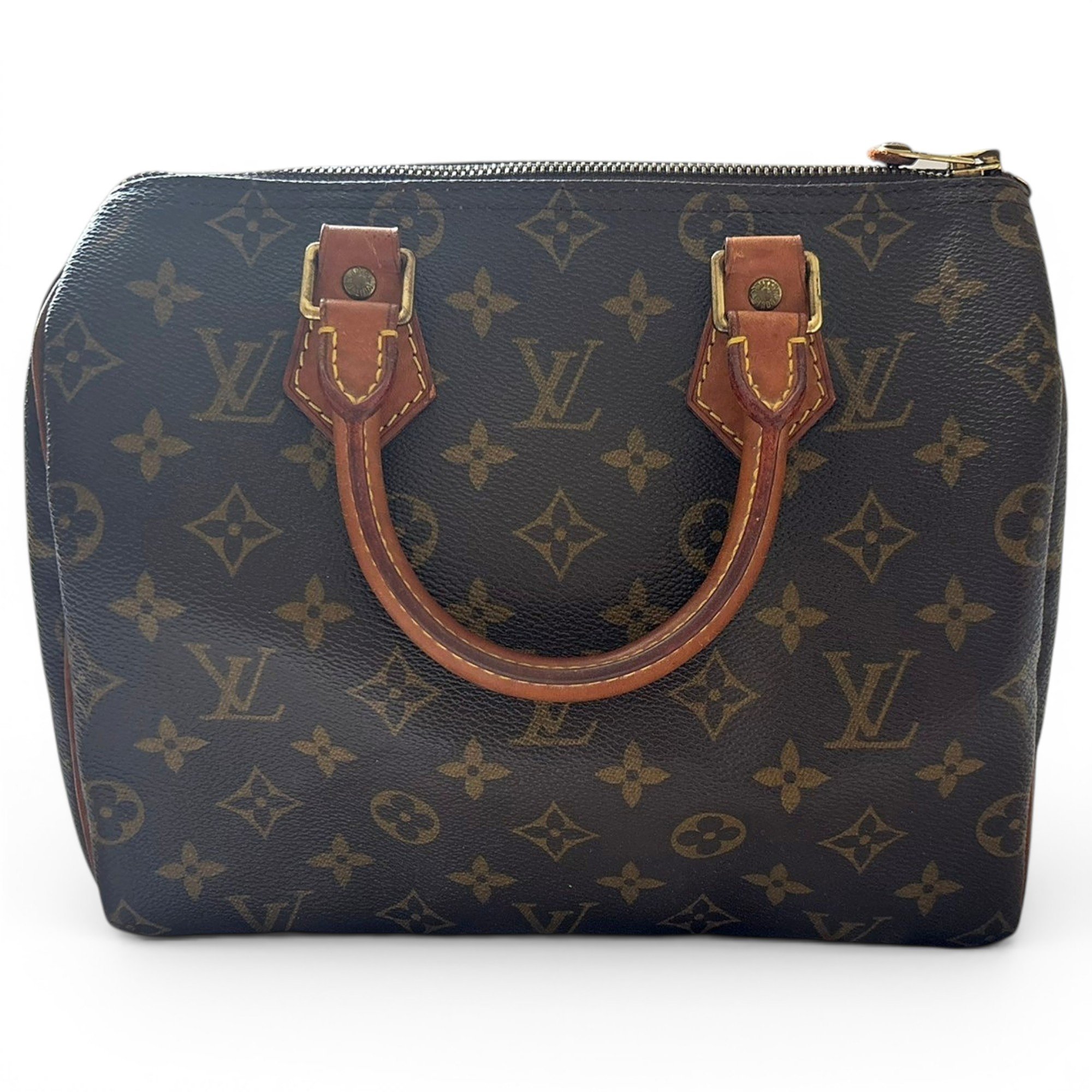 Speedy leather handbag