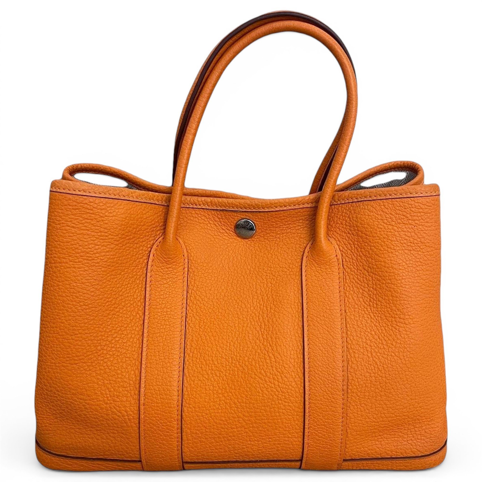 Garden Party leather handbag