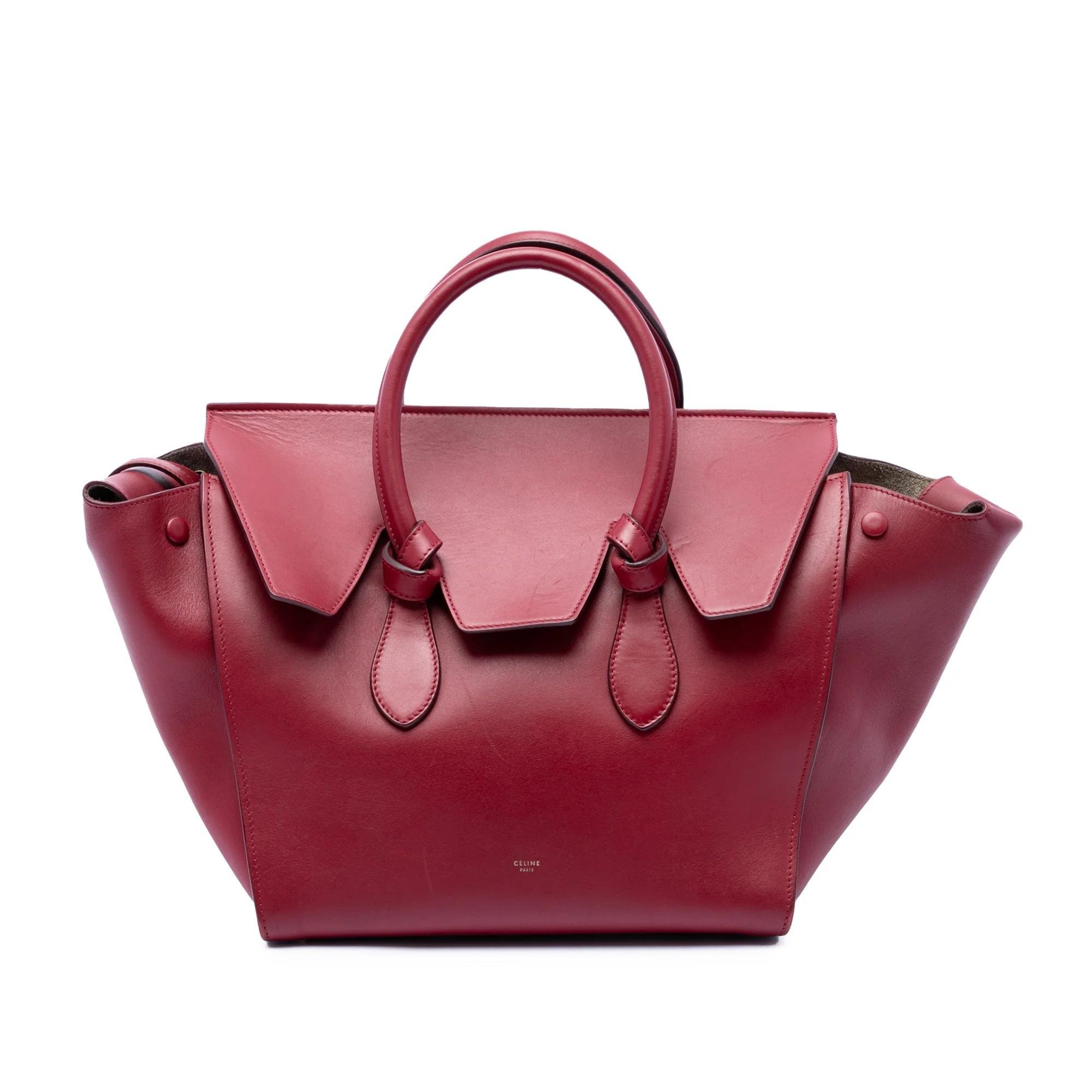Tie pony-style calfskin handbag
