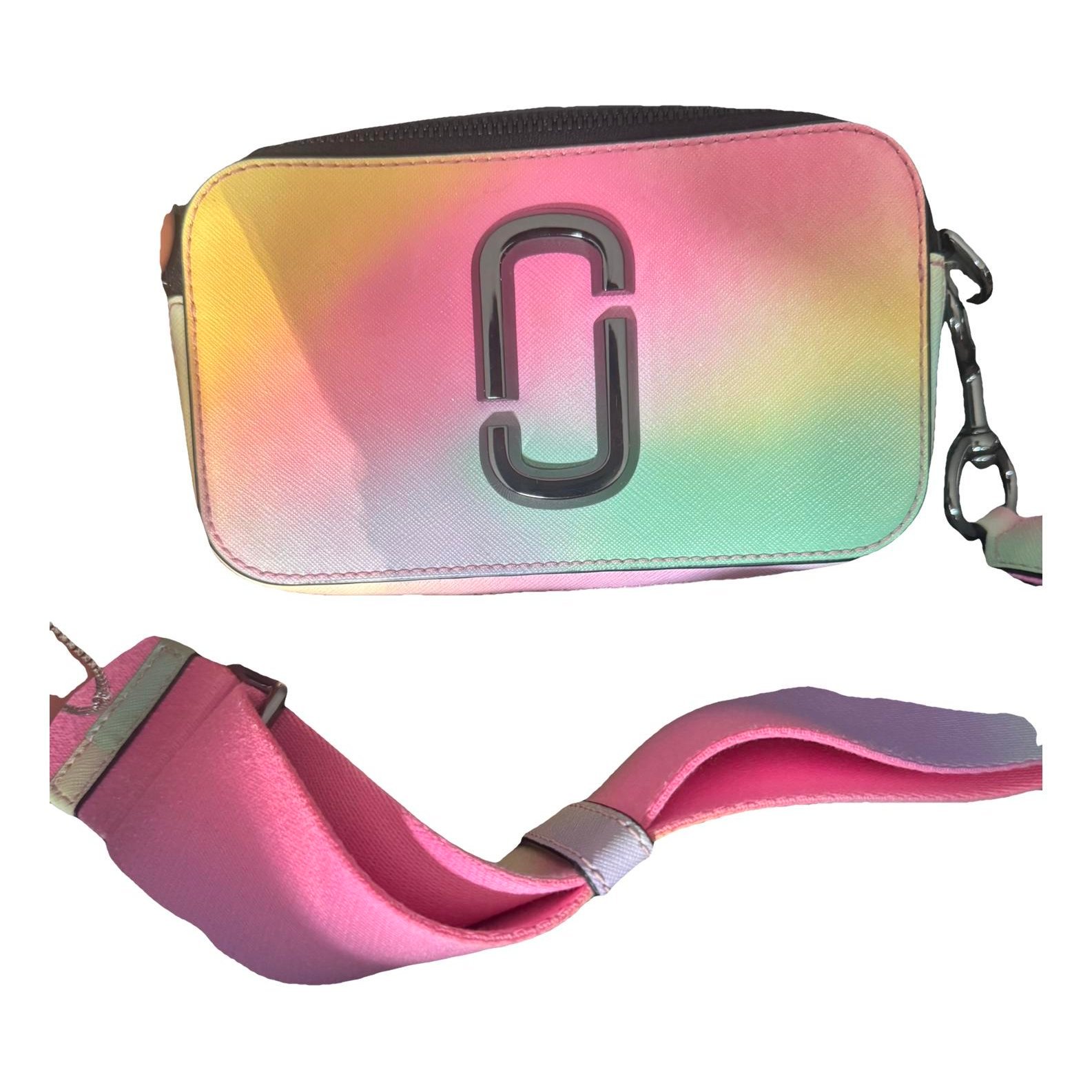 Snapshot leather crossbody bag