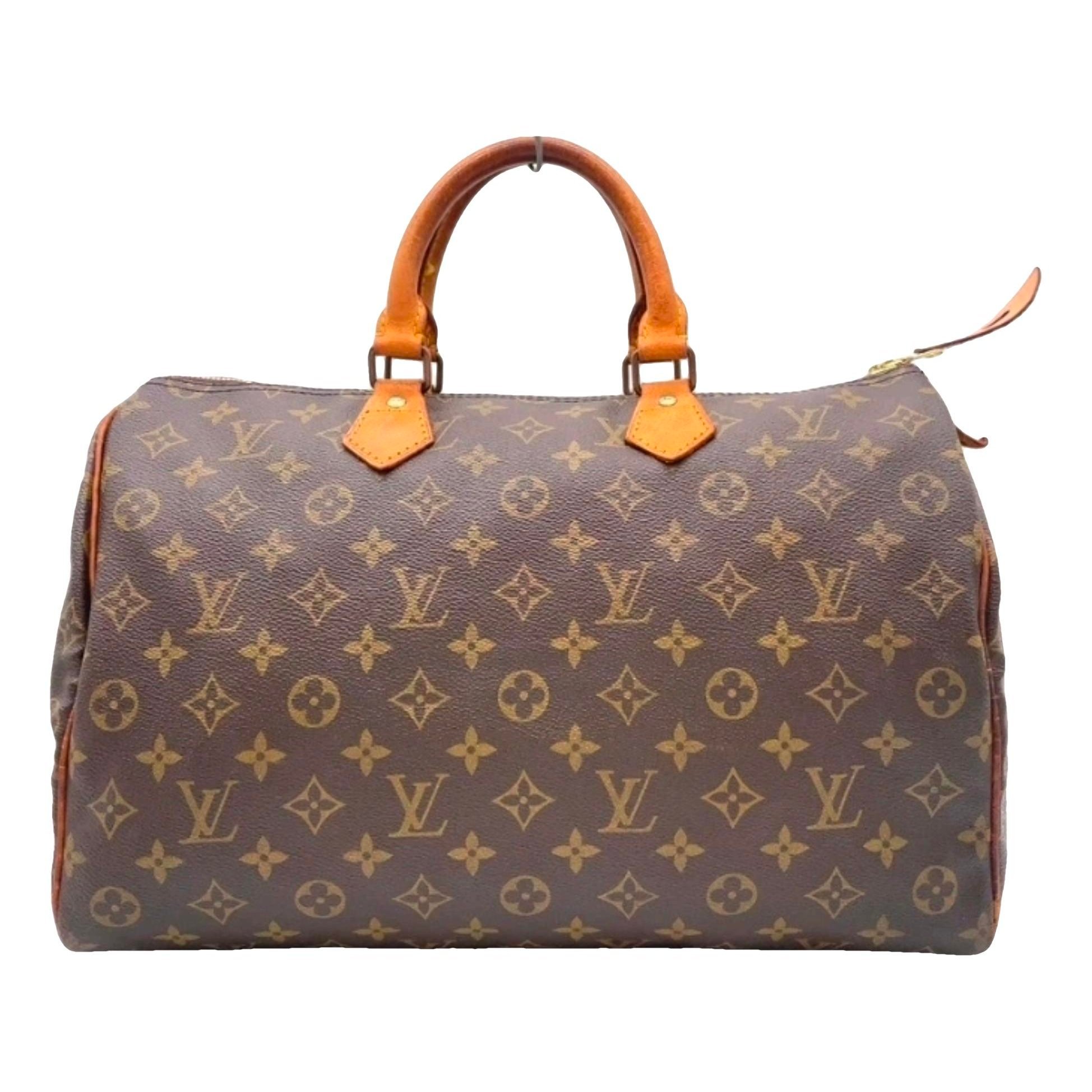 Speedy leather handbag