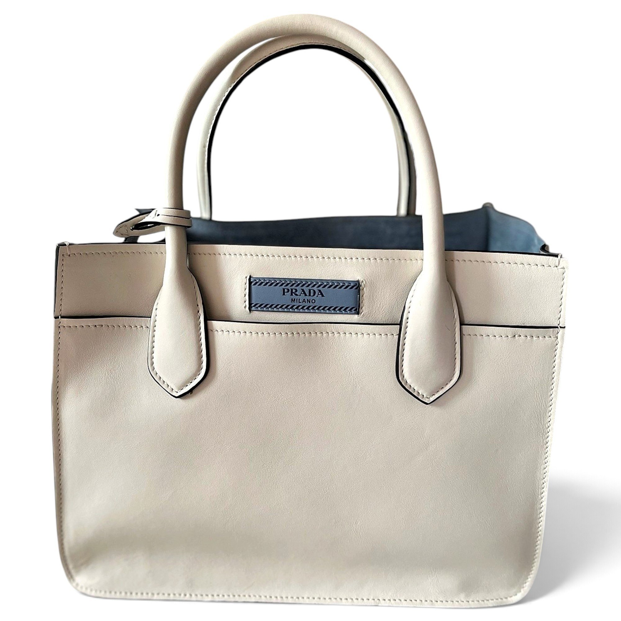 Etiquette leather tote