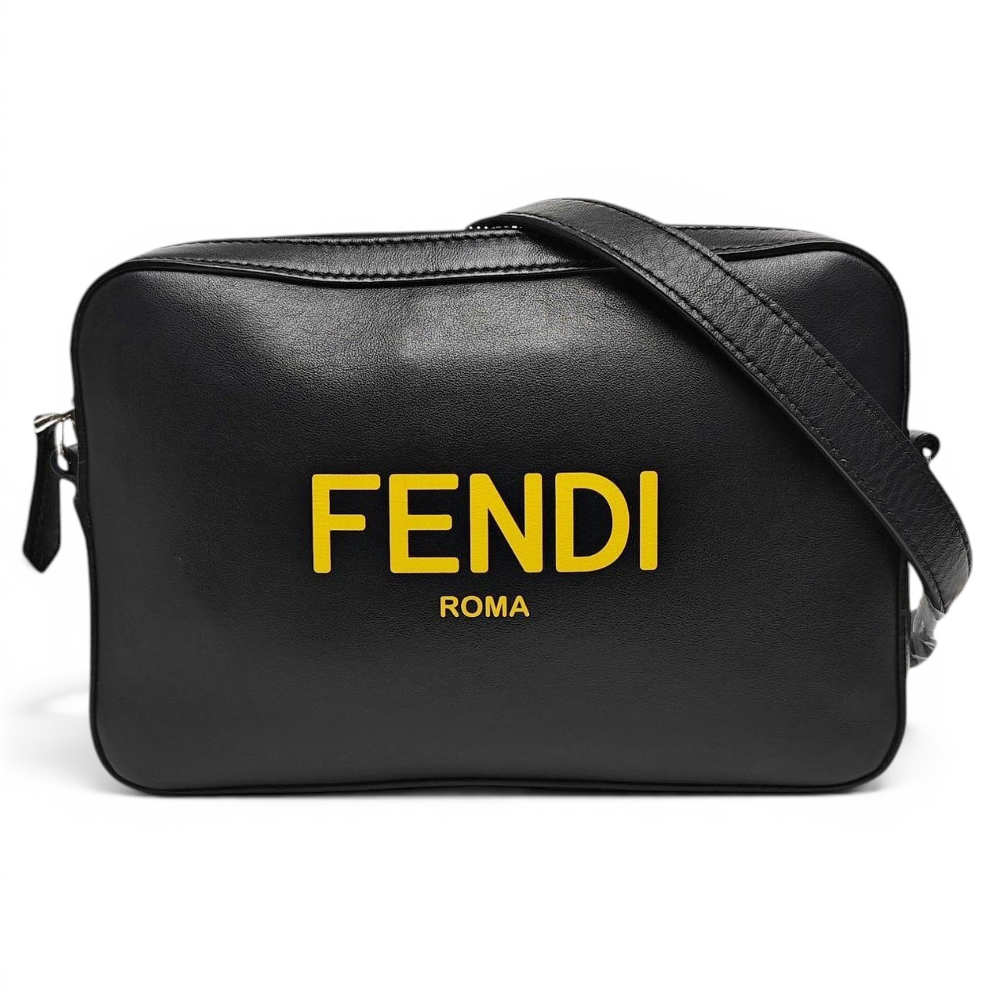 Camera case leather crossbody bag