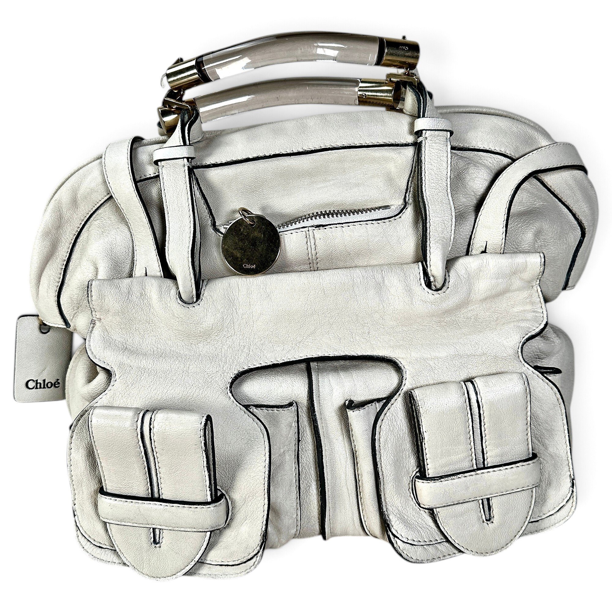 Leather handbag