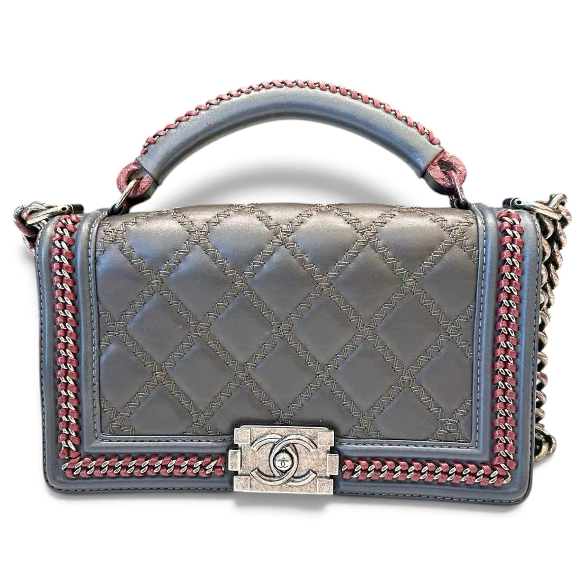 Boy leather handbag