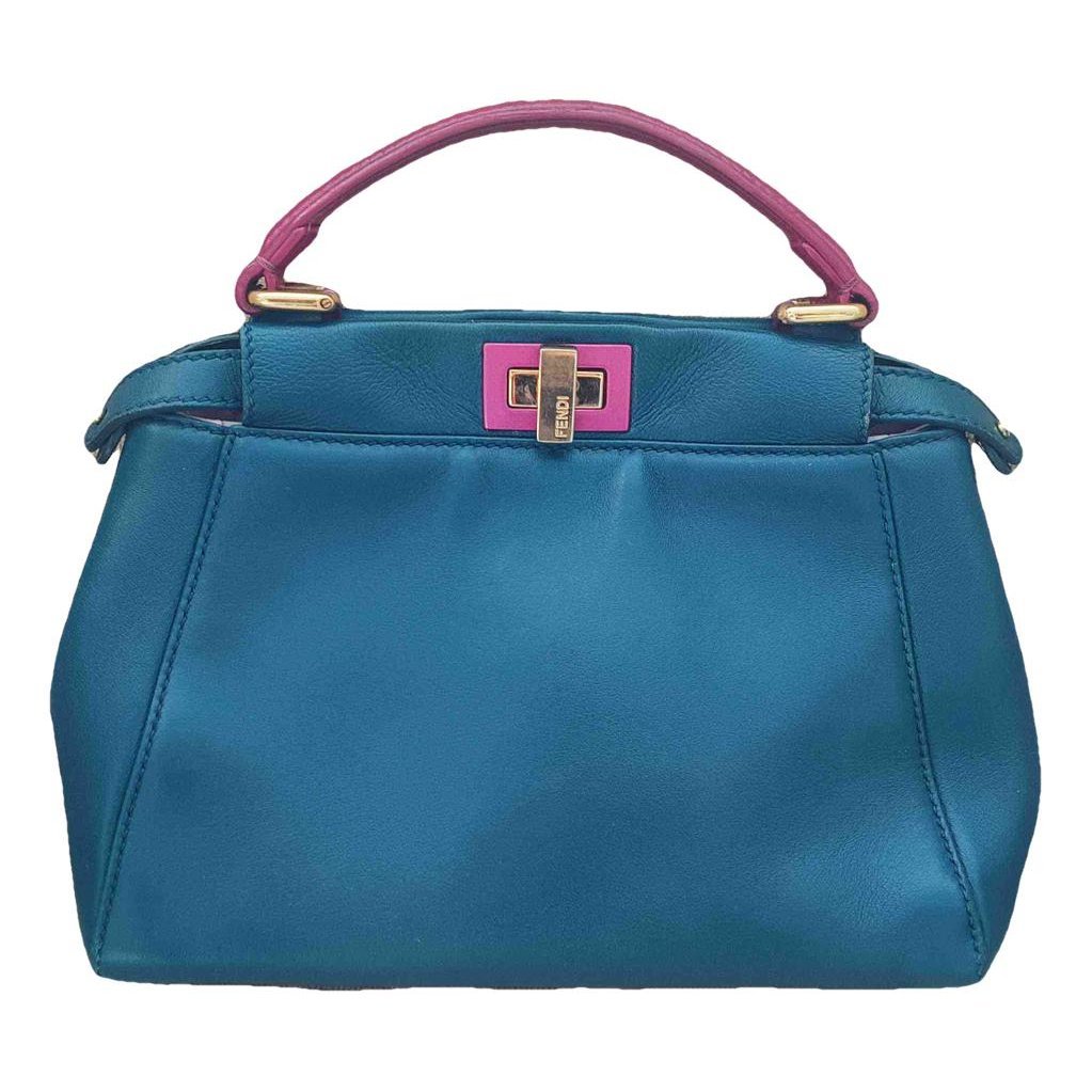 Peekaboo leather handbag