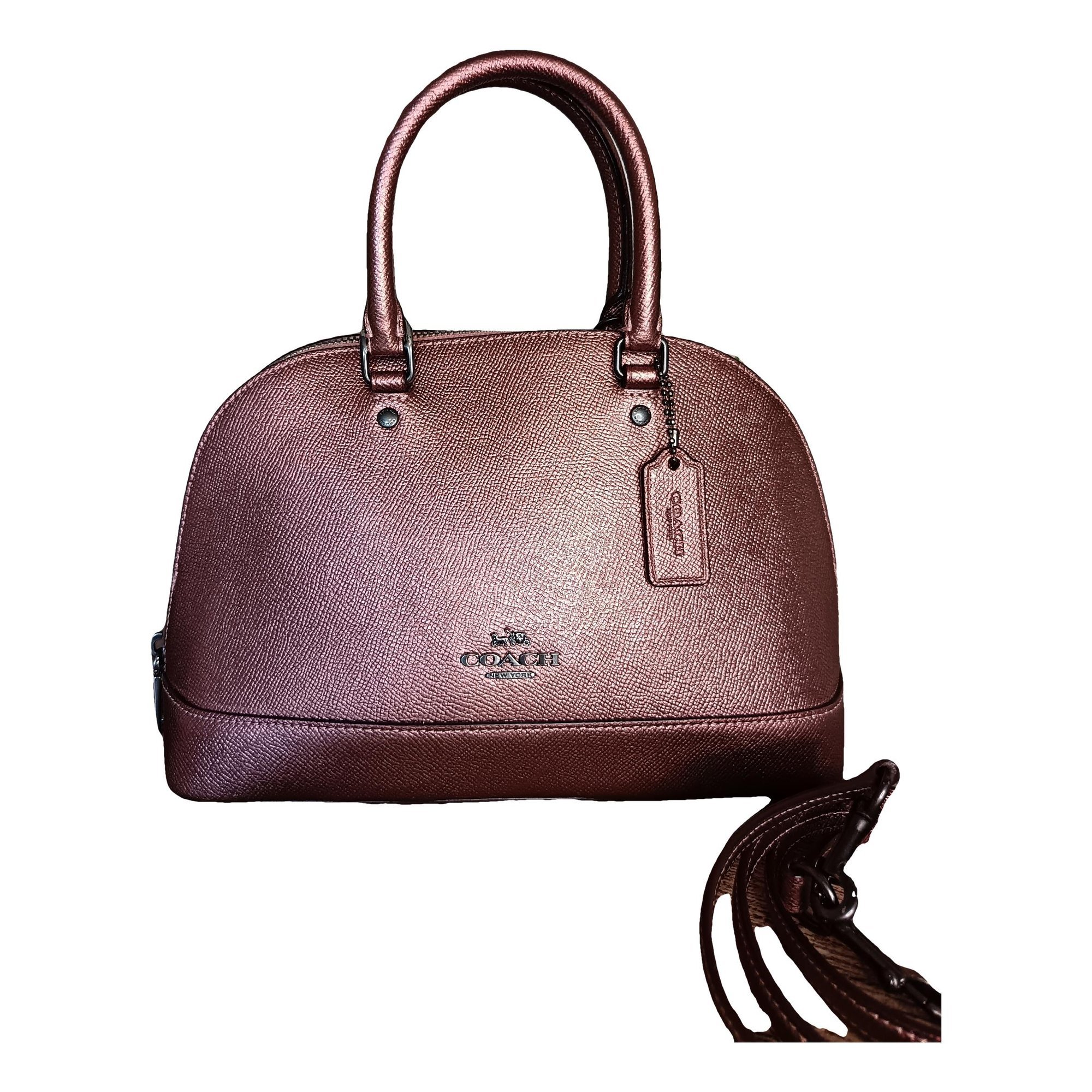 Cartable mini sierra leather handbag