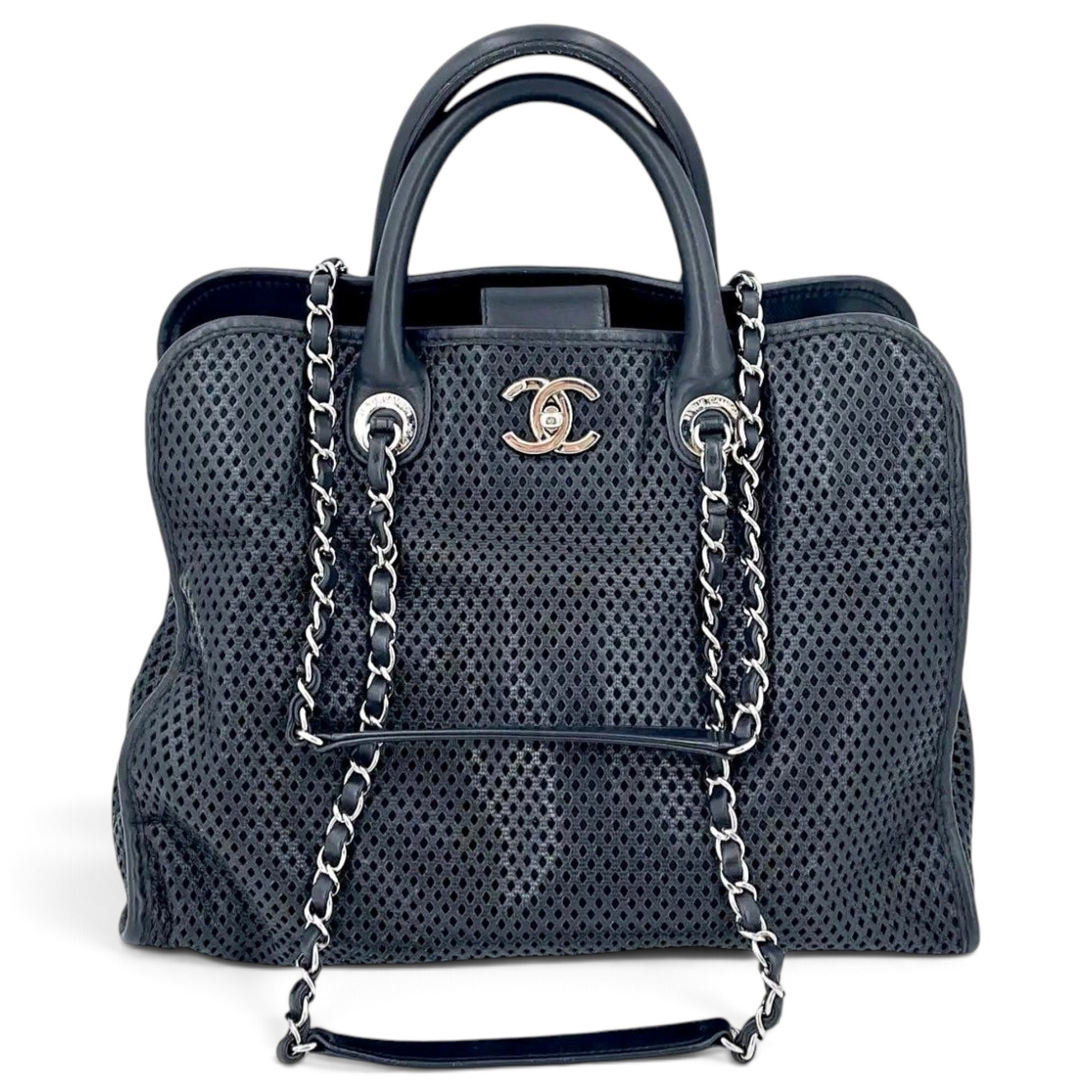 Leather tote