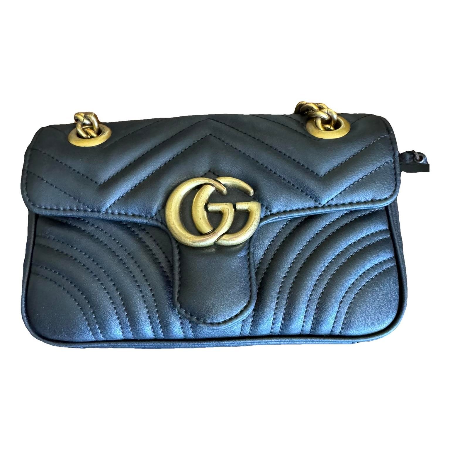 GG Marmont Flap leather crossbody bag