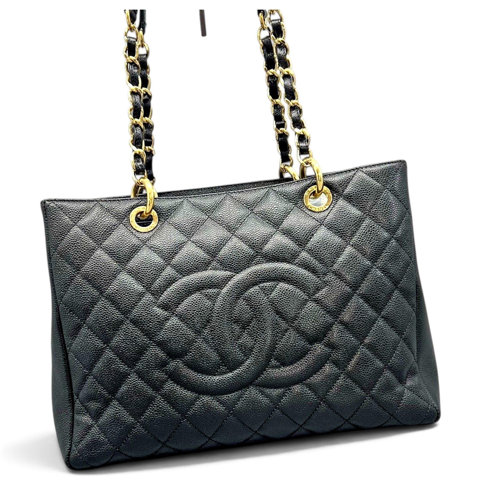Grand shopping leather tote