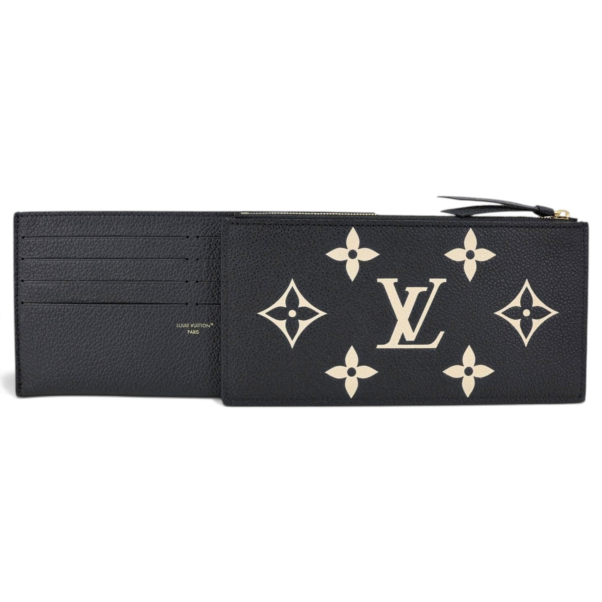 Leather clutch bag