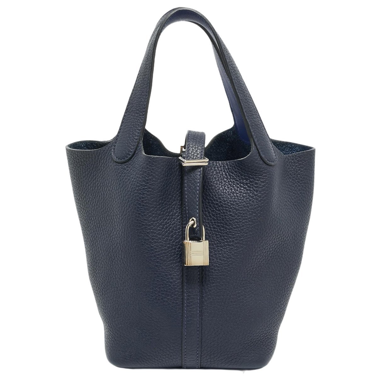 Picotin leather tote