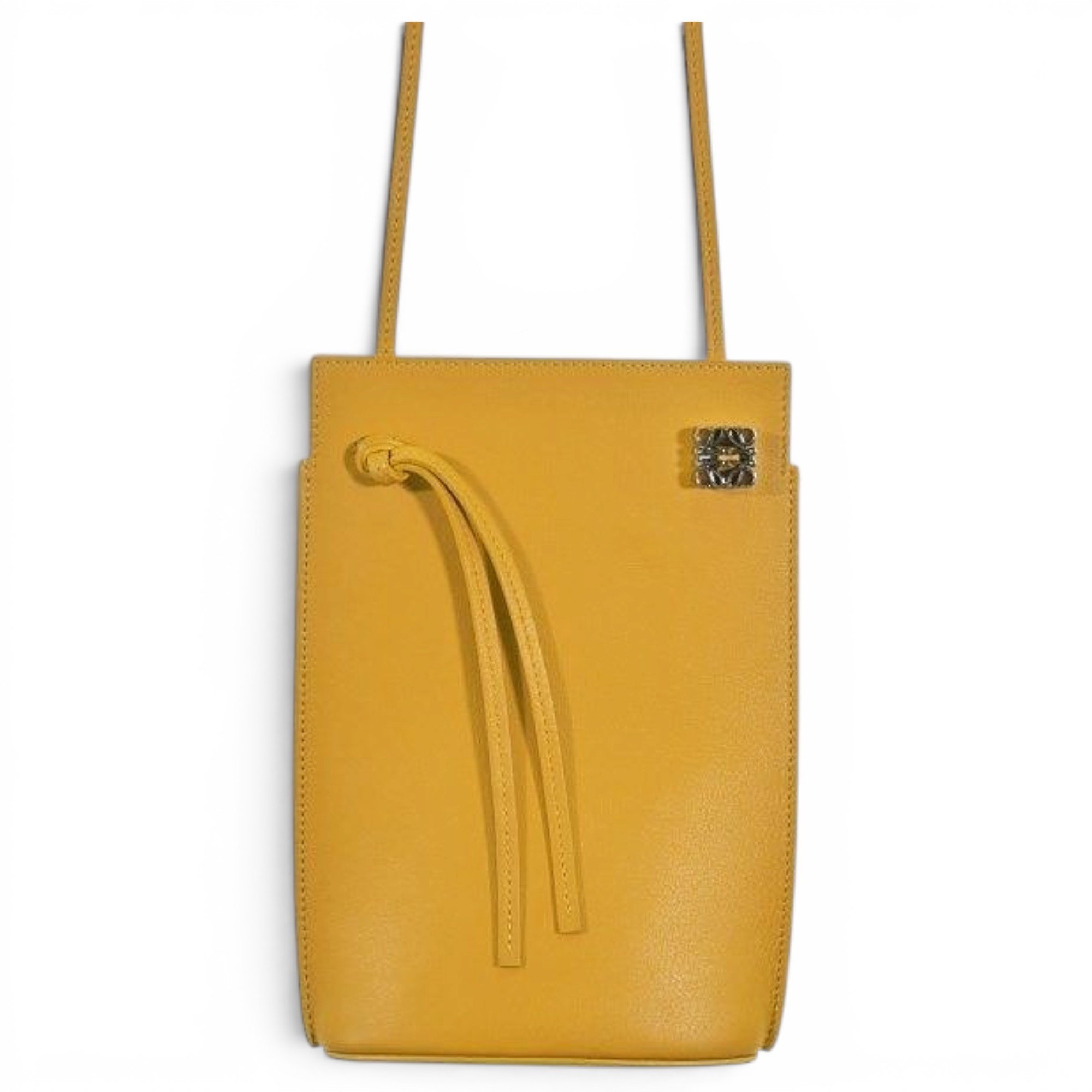 Anagram leather handbag