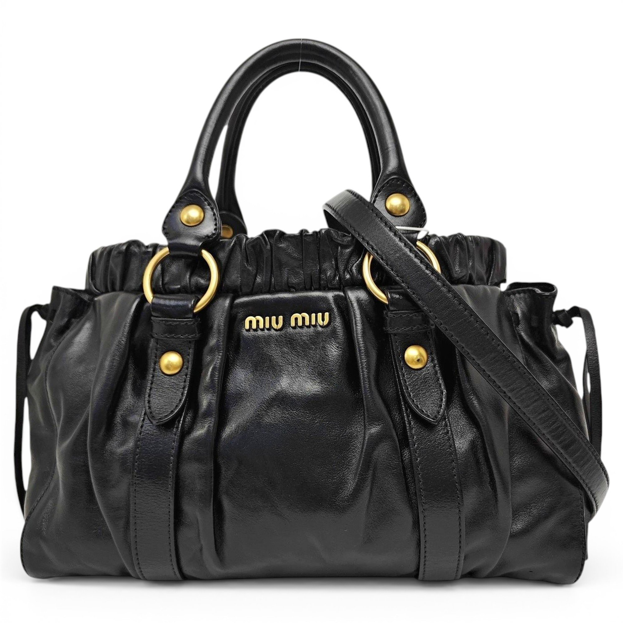 Leather handbag
