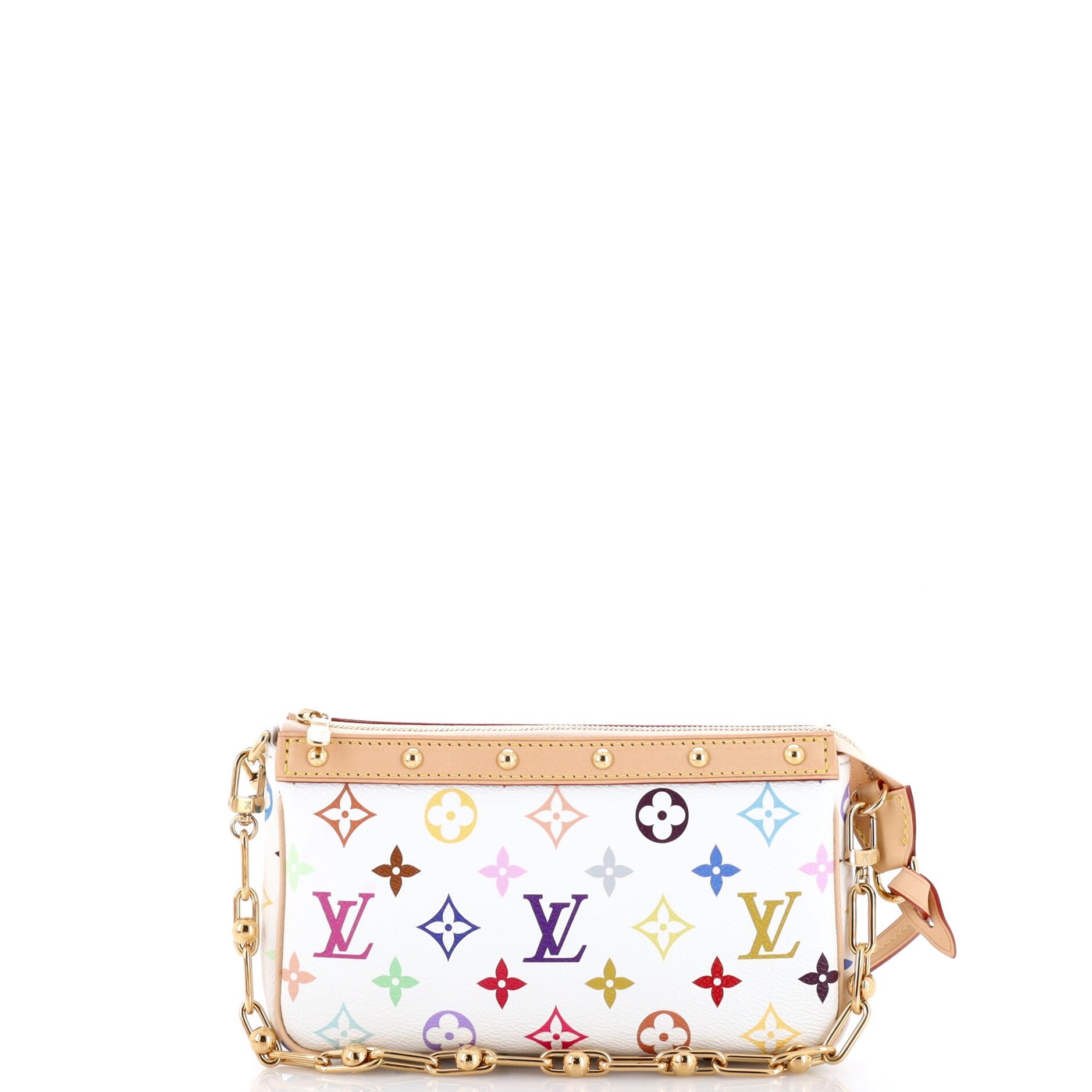 x Takashi Murakami Chain Pochette Accessoires NM Monogram Multicolor