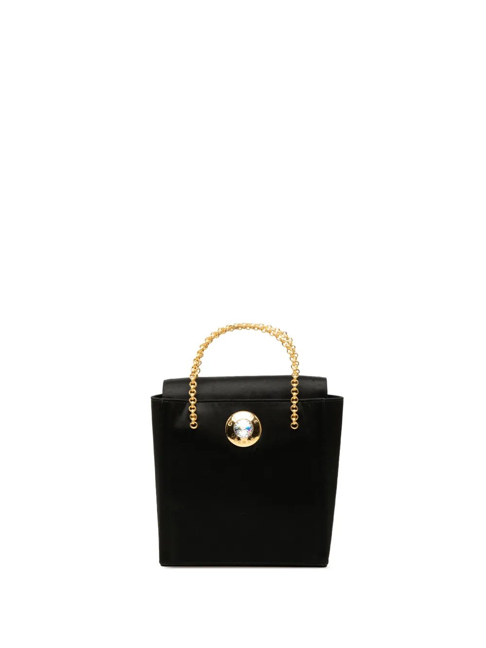 2001 Satin Starball Chain Top Handle Bag handbag