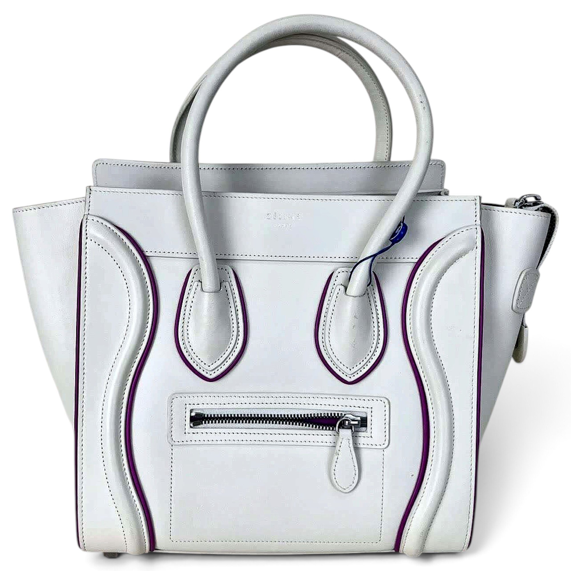 Luggage leather handbag