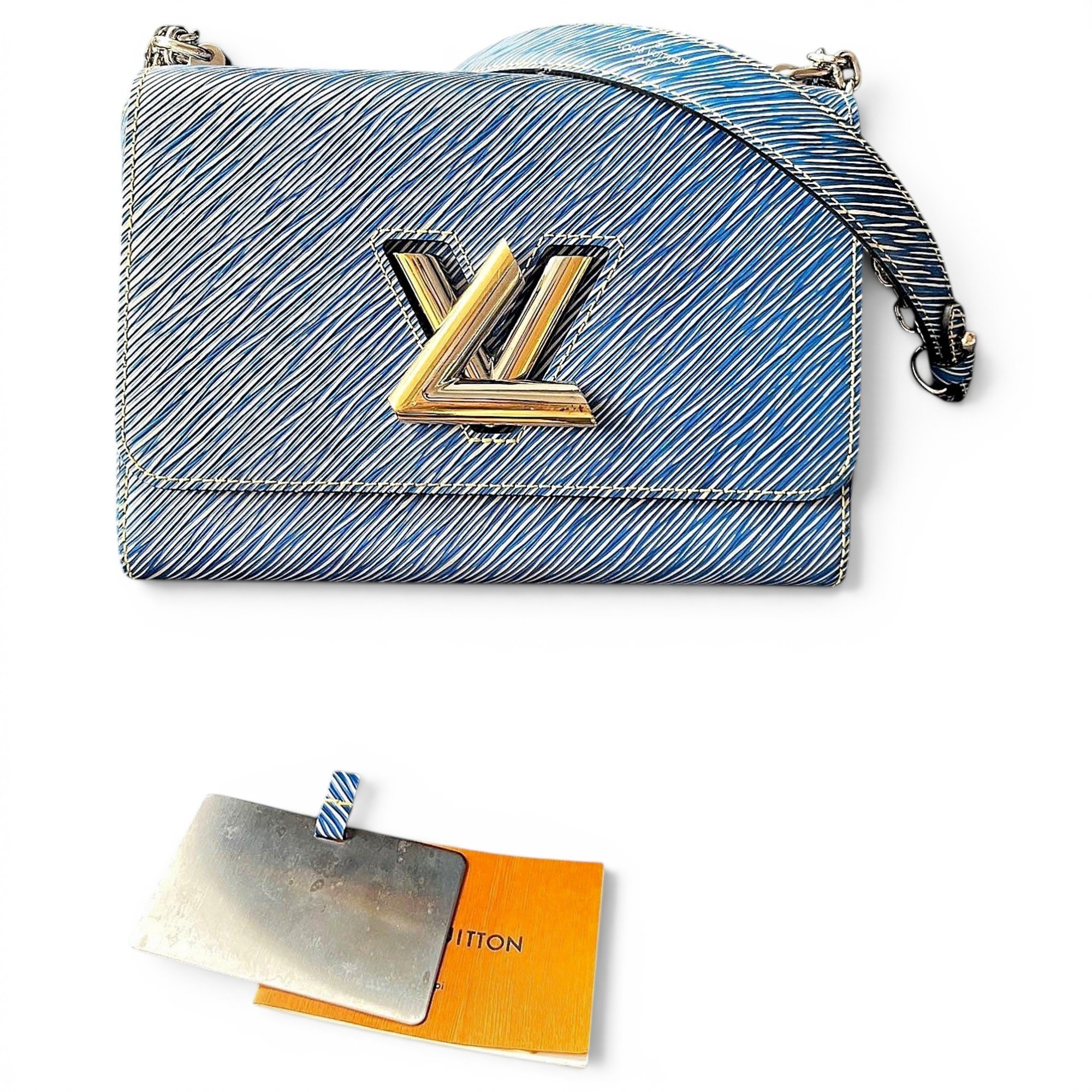 Twist leather crossbody bag
