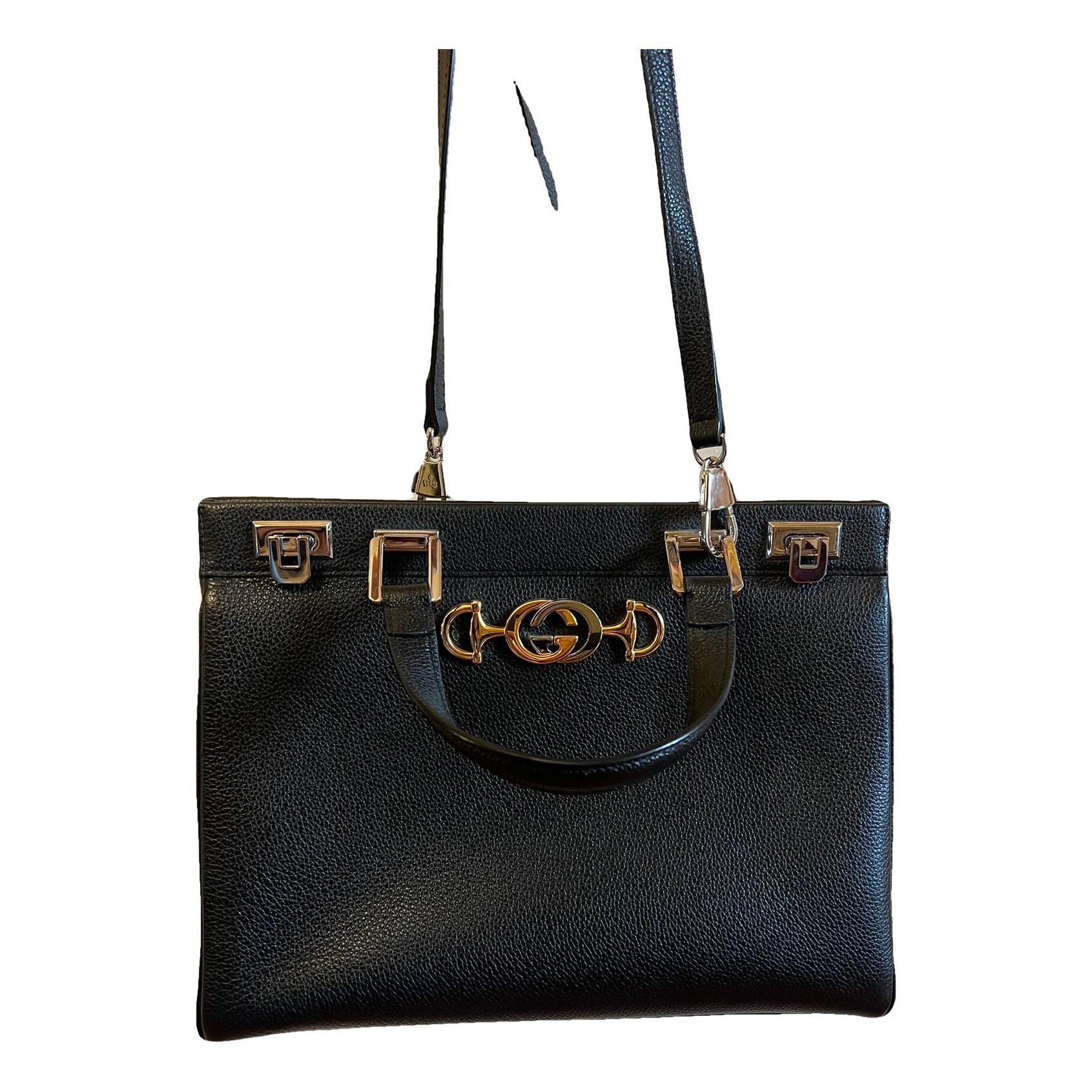 Zumi leather handbag