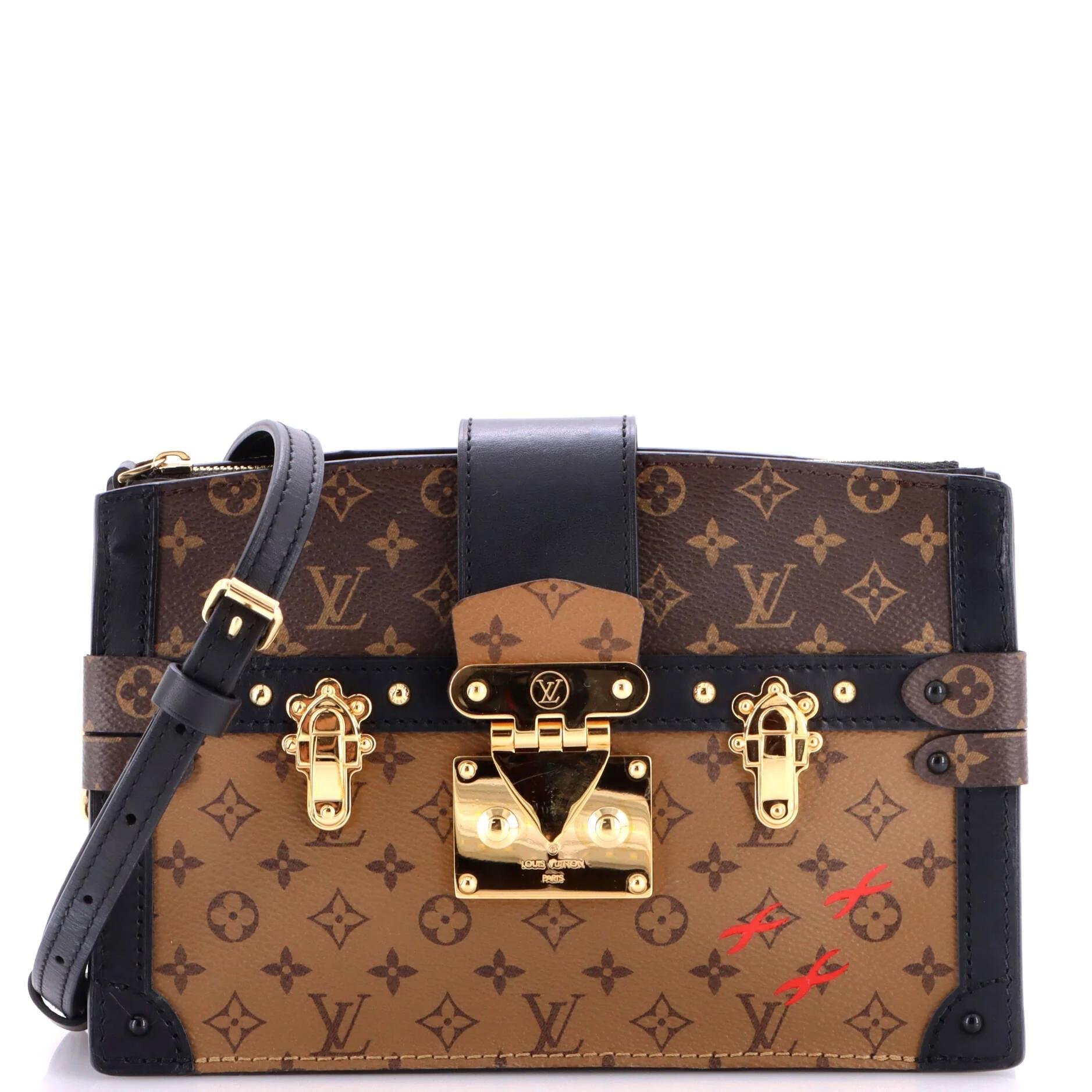 Leather clutch bag