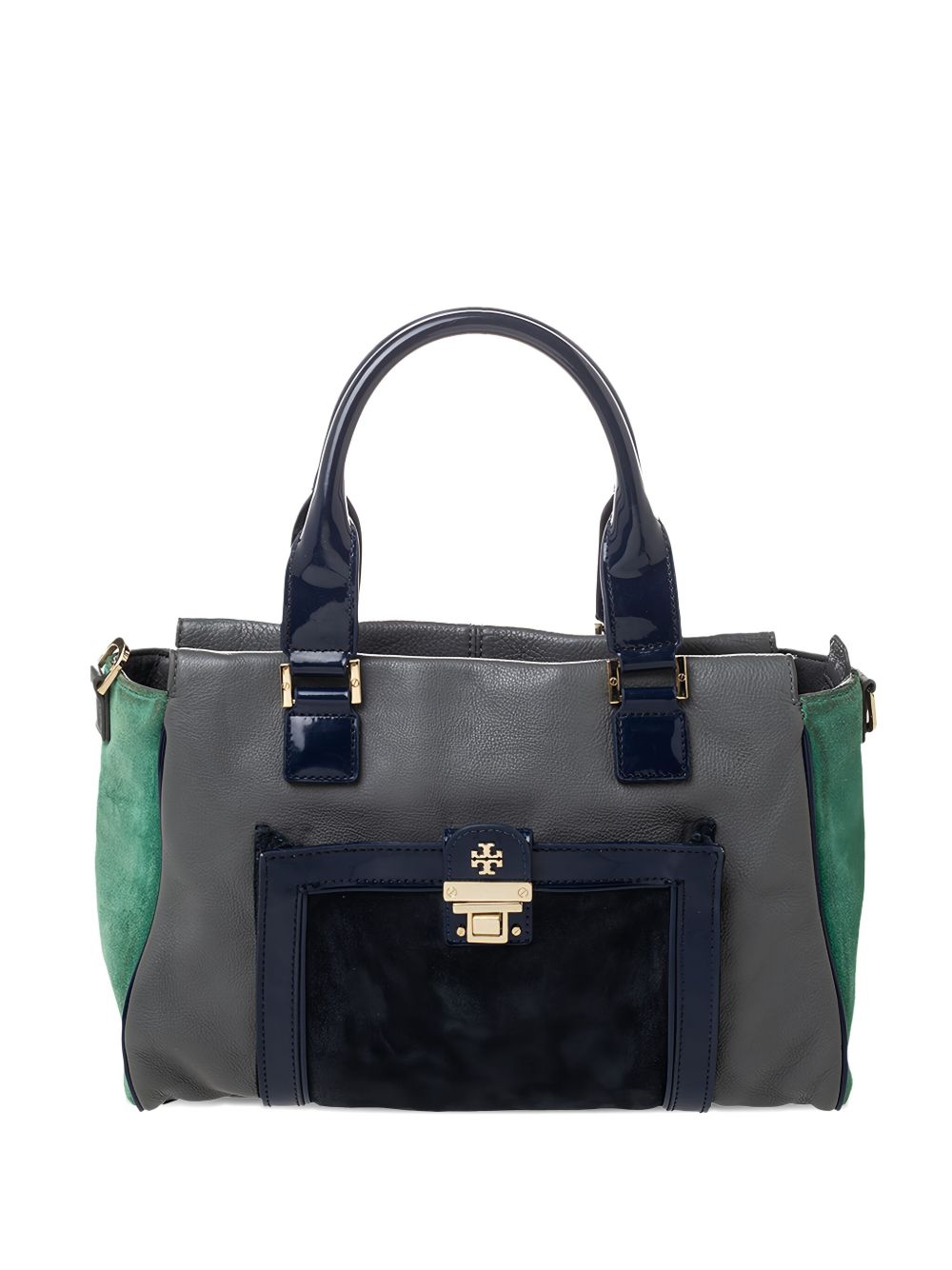 Pre-owned leather tote bag