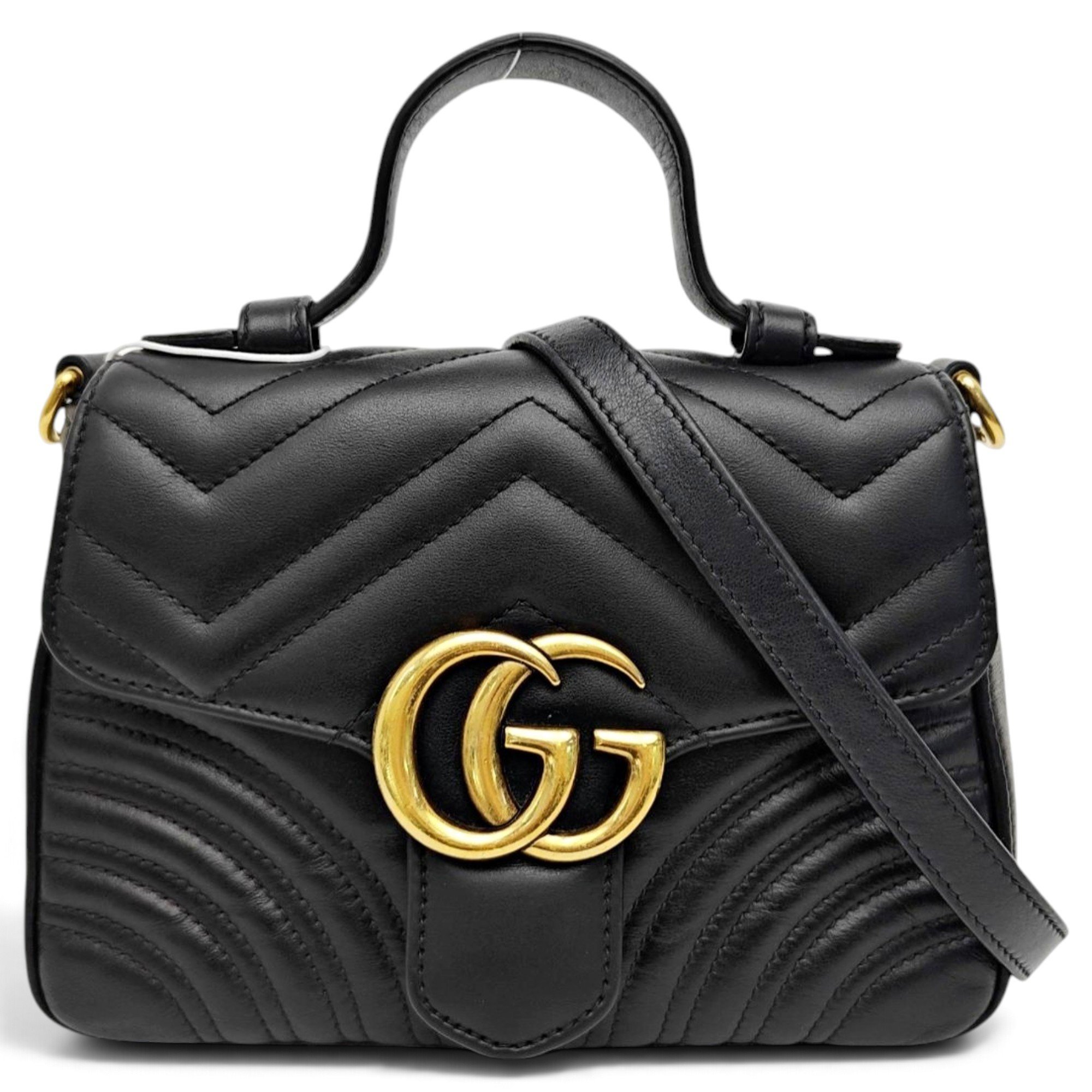 GG Marmont Flap leather handbag